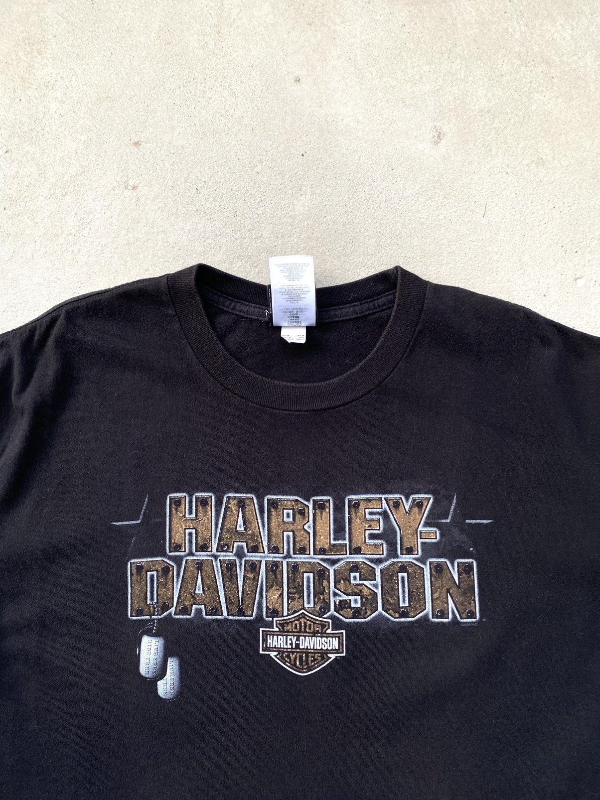 Harley Davidson Vintage Harley Davidson Trimoto Tee Shirt Y2K Hype Size US XL / EU 56 / 4 - 4 Thumbnail