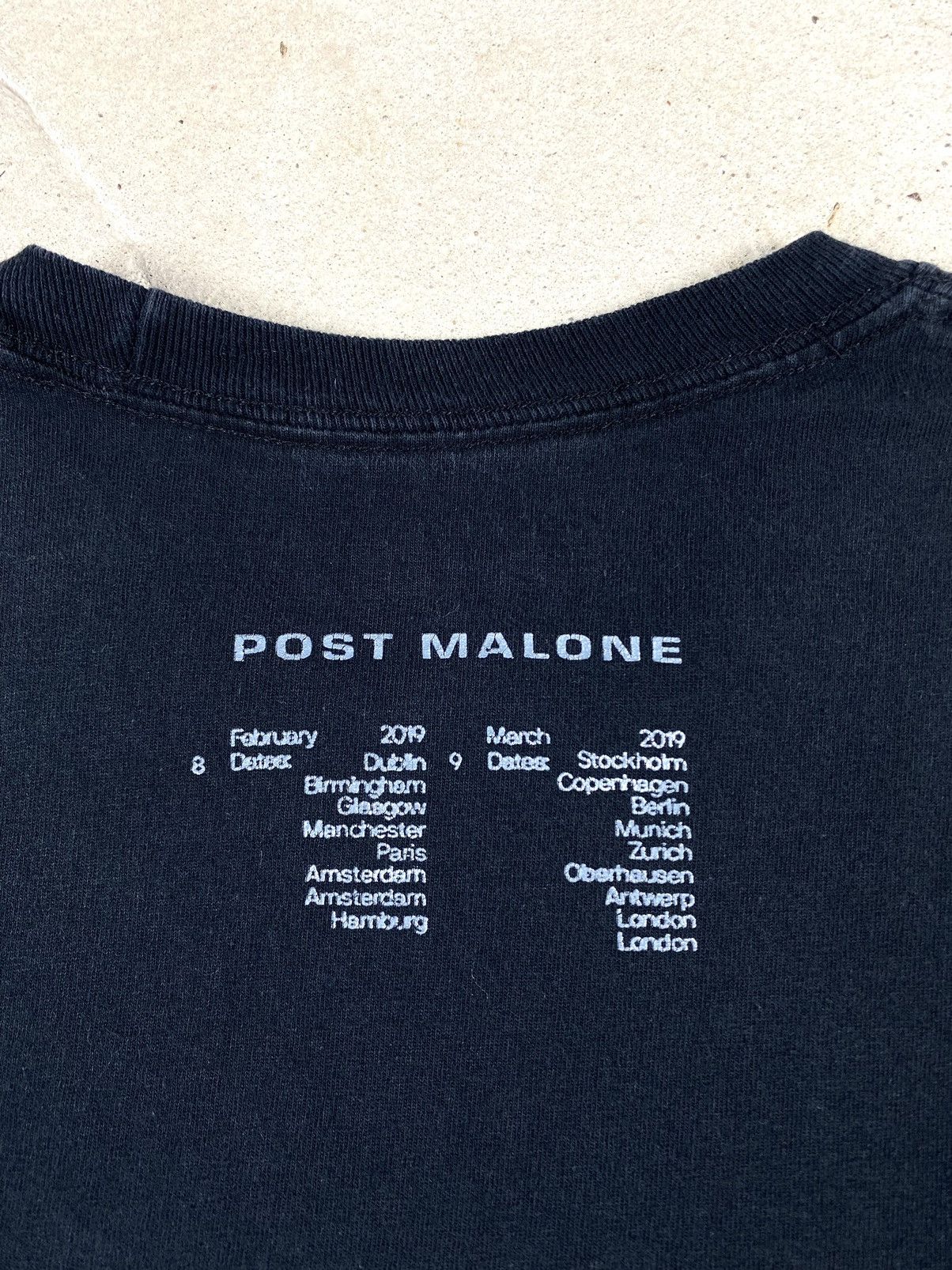 Rap Tees Vintage Post Malone Live Tour Longsleeve T Shirt Size US M / EU 48-50 / 2 - 10 Thumbnail