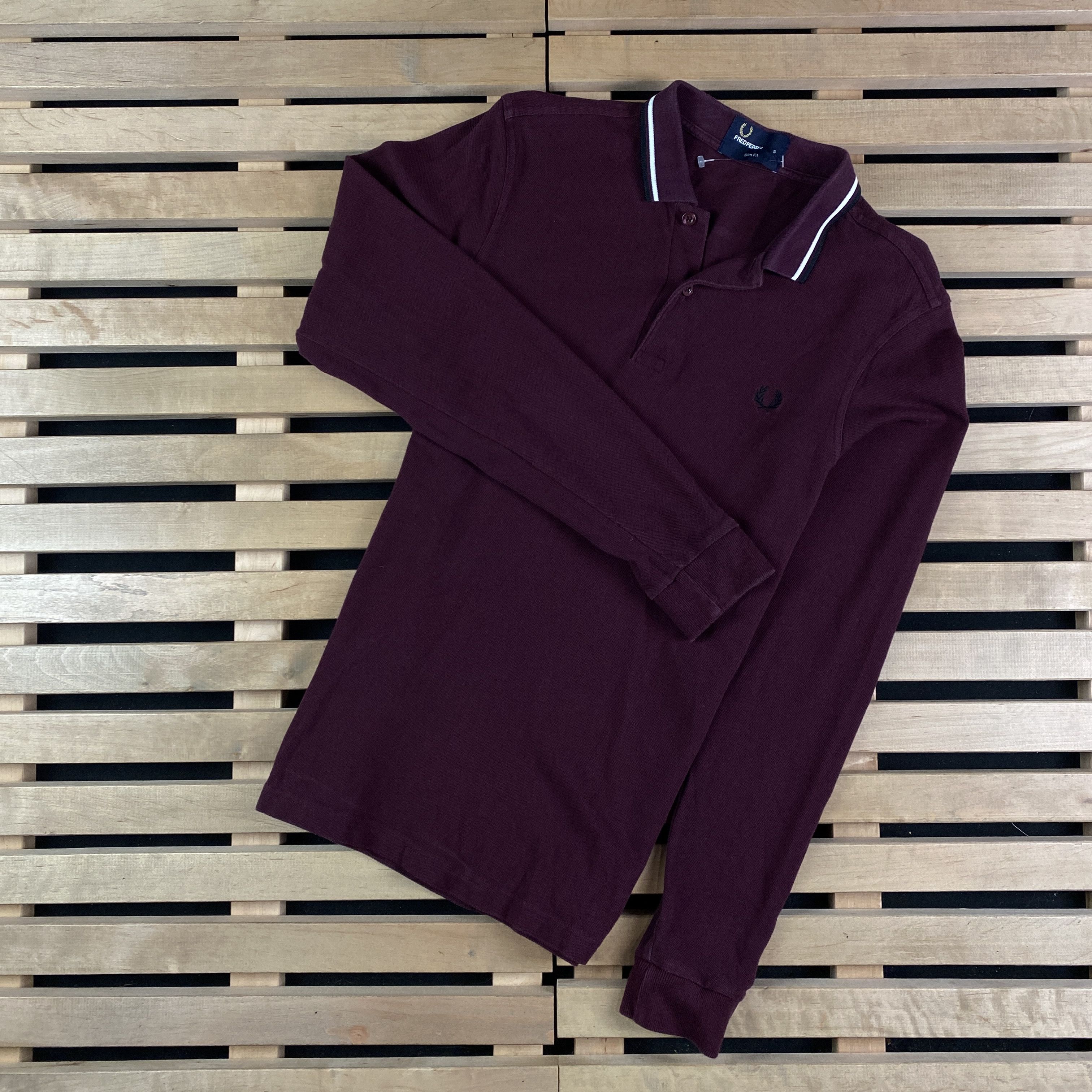 Fred Perry Mens Rugby Sweatshirt Fred Perry Slim Fit Size S Size US S / EU 44-46 / 1 - 1 Thumbnail