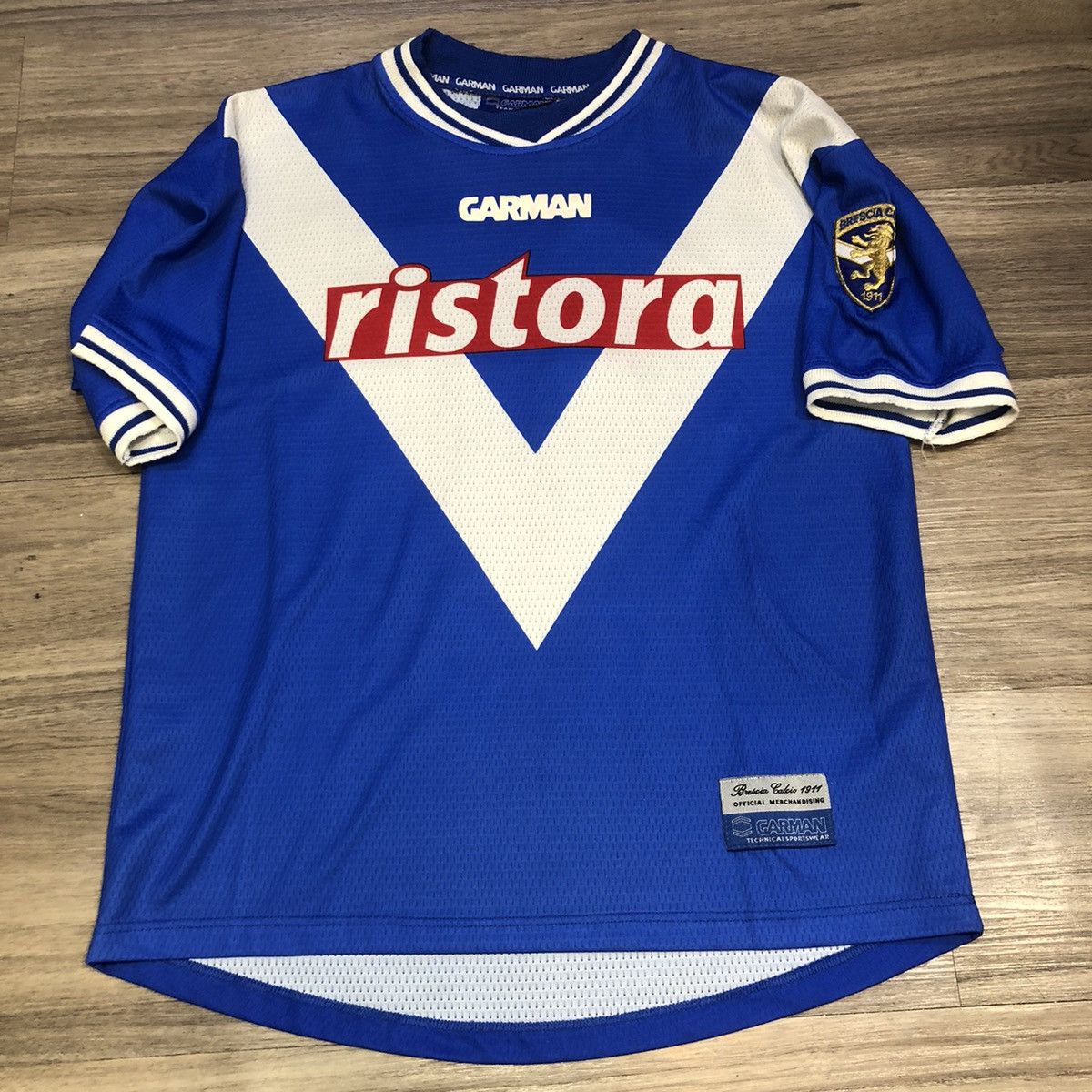 Brescia 01/02 classic home shirt #10 Baggio