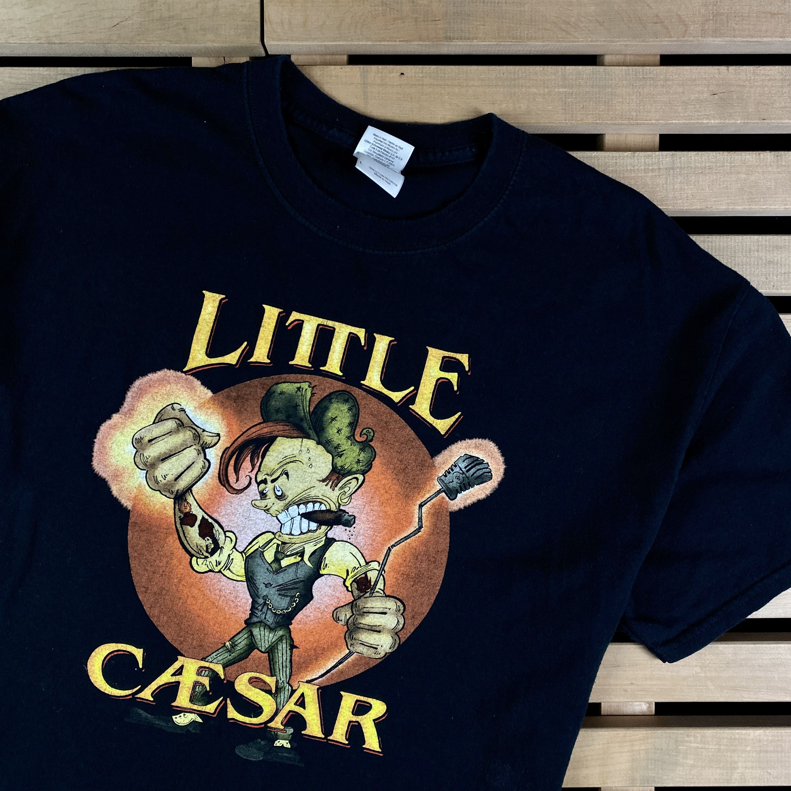Vintage Mens T-Shirt Little Caesar Vintage Size L Size US L / EU 52-54 / 3 - 2 Thumbnail