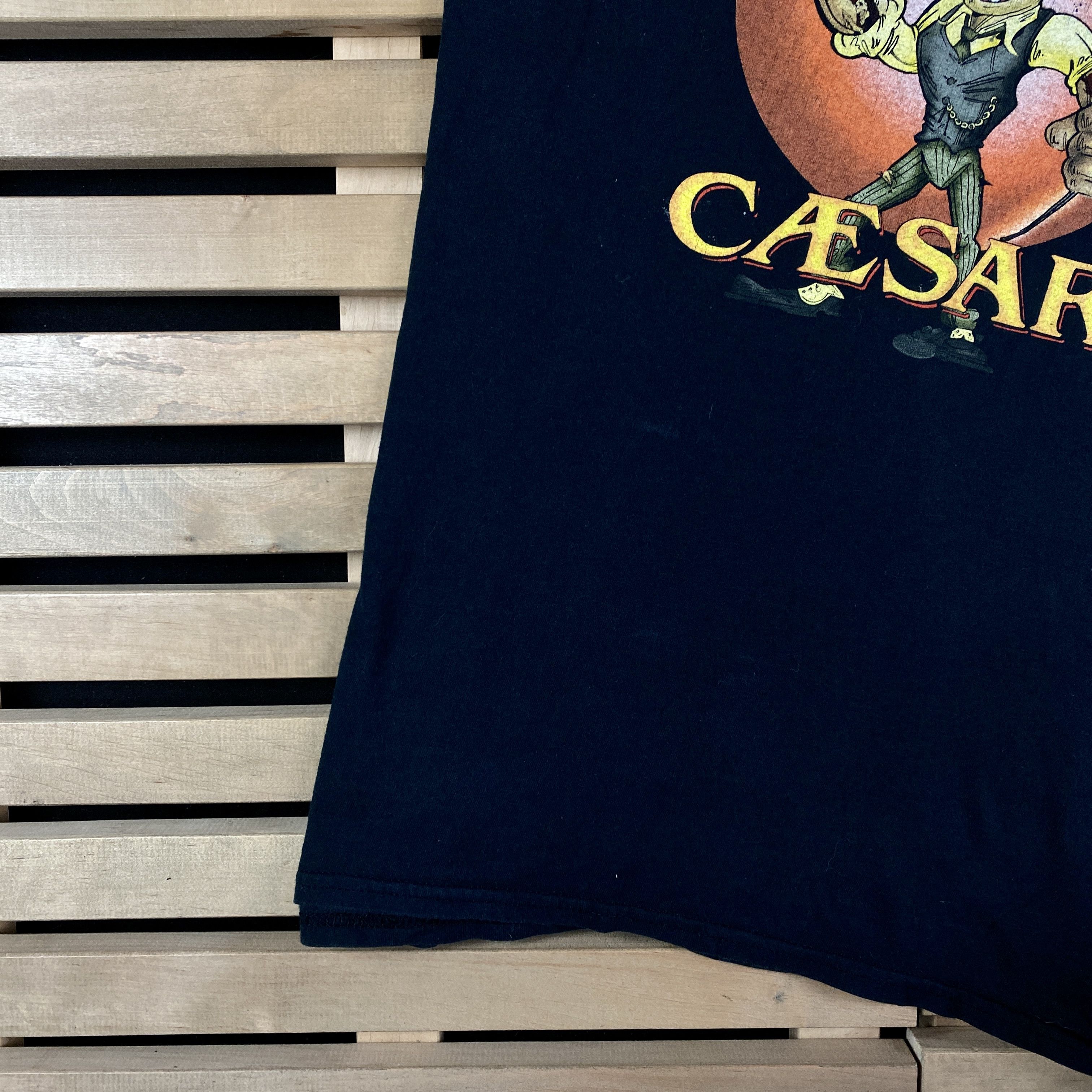 Vintage Mens T-Shirt Little Caesar Vintage Size L Size US L / EU 52-54 / 3 - 3 Thumbnail