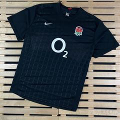 LONG SLEEVE MENS RUGBY UNION LEICESTER TIGERS 2011/2012 AWAY SHIRT JERSEY  SIZE L