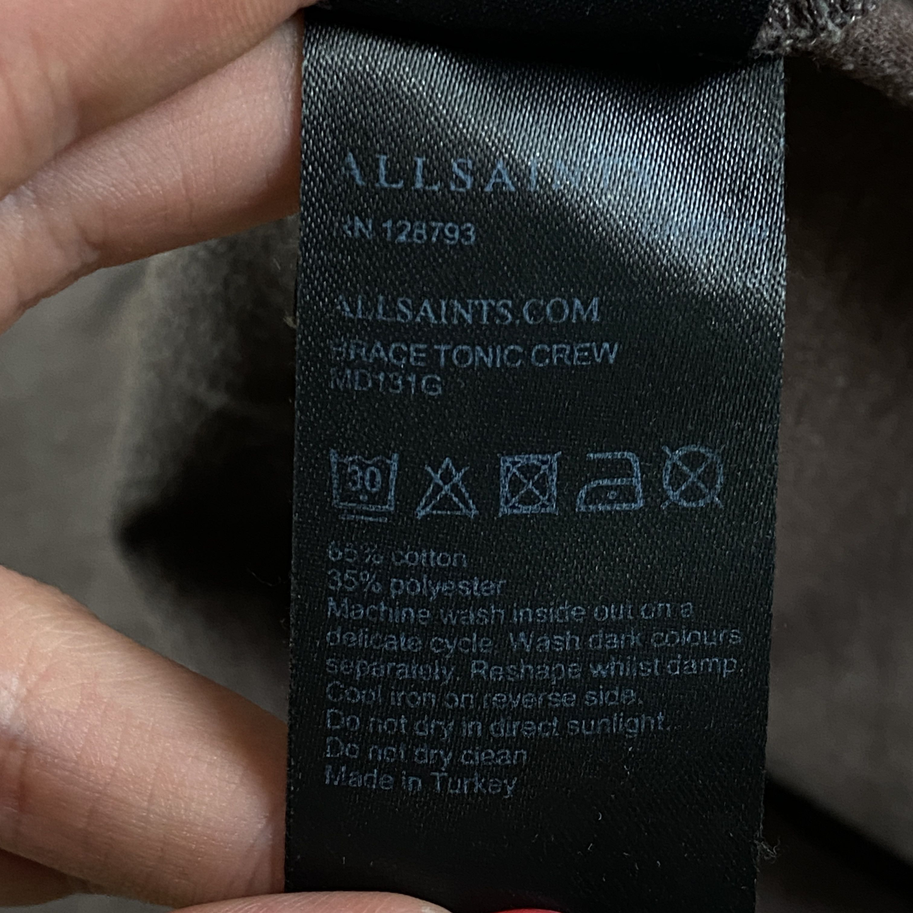 Allsaints Mens T-Shirt Allsaints Size M Size US M / EU 48-50 / 2 - 6 Thumbnail