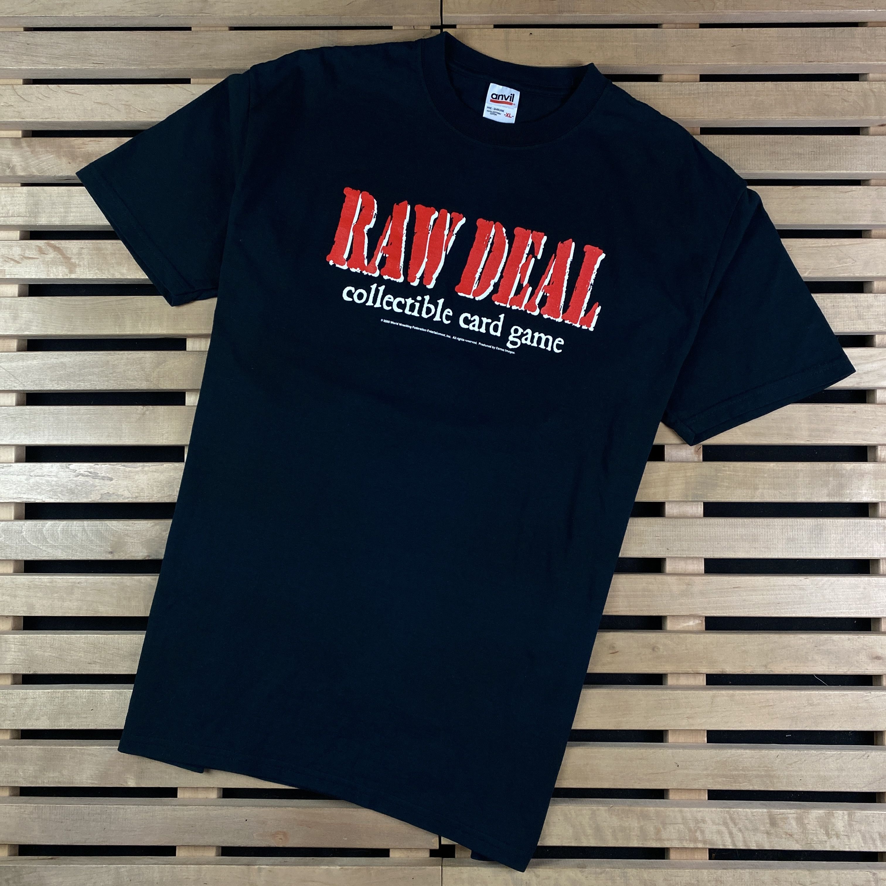 Vintage × WWE Mens WWE T-Shirt Raw Deal 2000 Manager Vintage Size XL Size US XL / EU 56 / 4 - 1 Thumbnail