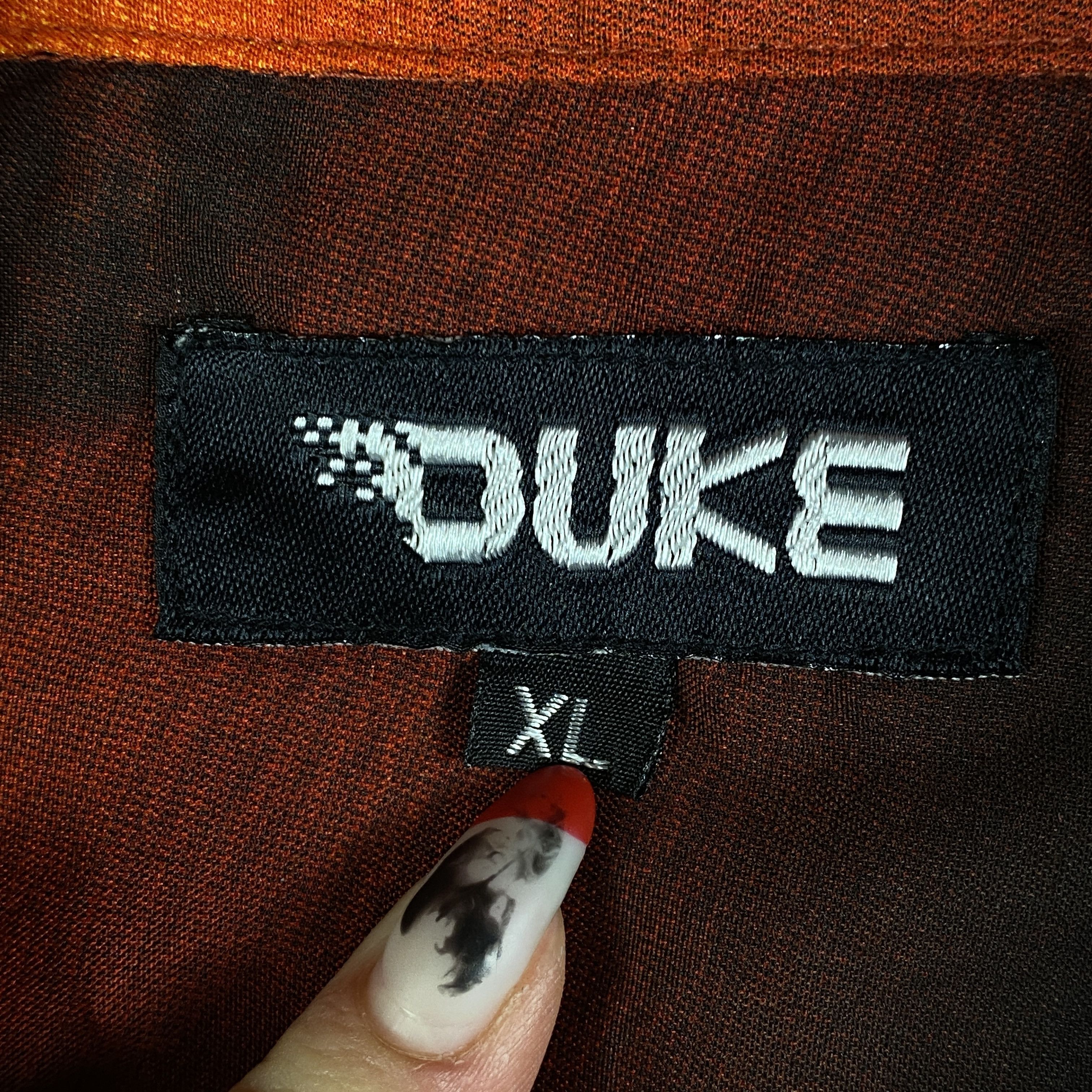 Japanese Brand × Vintage Mens Crazy Japanese Shirt Printed Ninja Duke Vintage Size XL Size US XL / EU 56 / 4 - 4 Thumbnail
