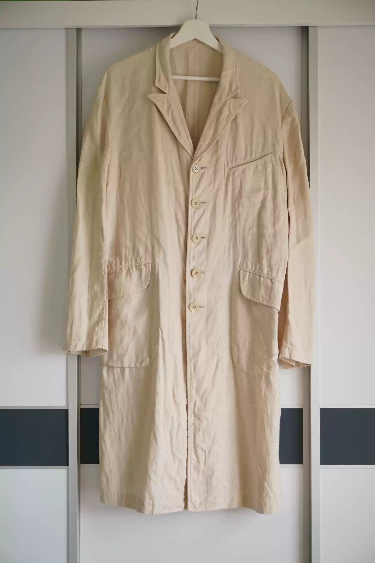 Yohji Yamamoto 15ss Flax Coat