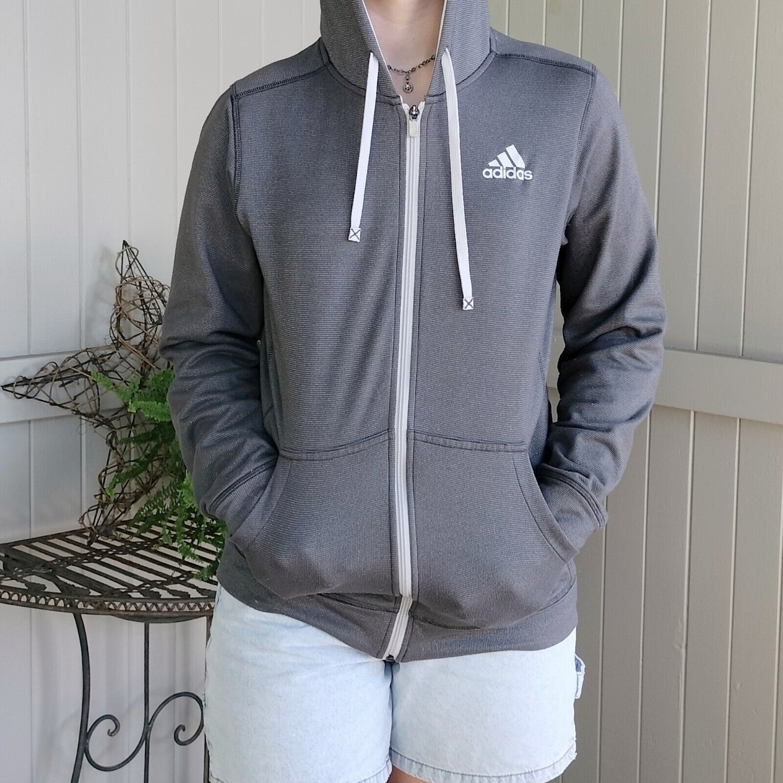 Adidas × Designer Adidas Size M Jacket Knit Full Zip Techwear Gorpcore Eshay Size US M / EU 48-50 / 2 - 1 Thumbnail