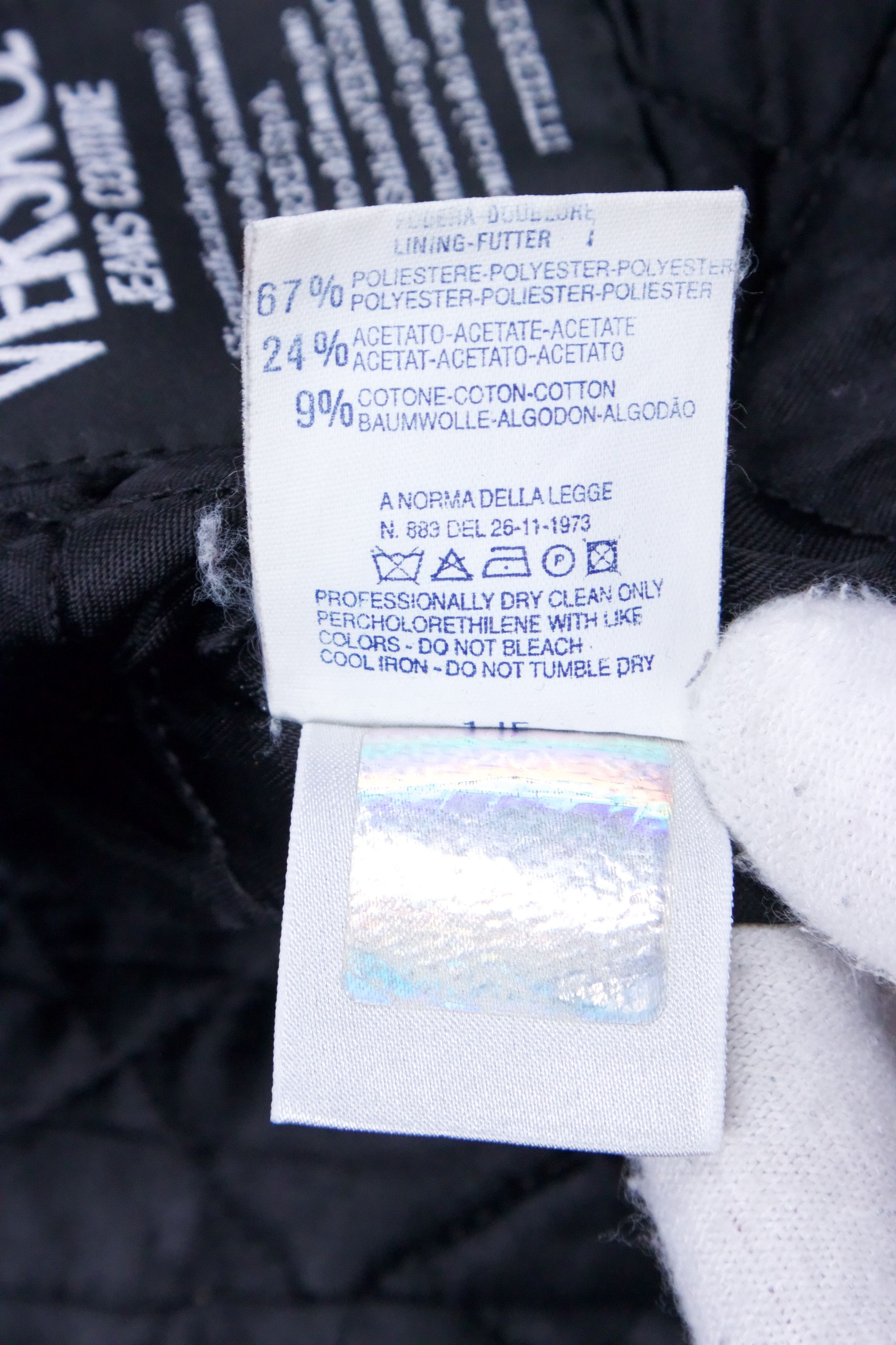 Versace × Versace Jeans Couture 90s Versace Stripe Zip Vest Size US L / EU 52-54 / 3 - 11 Thumbnail