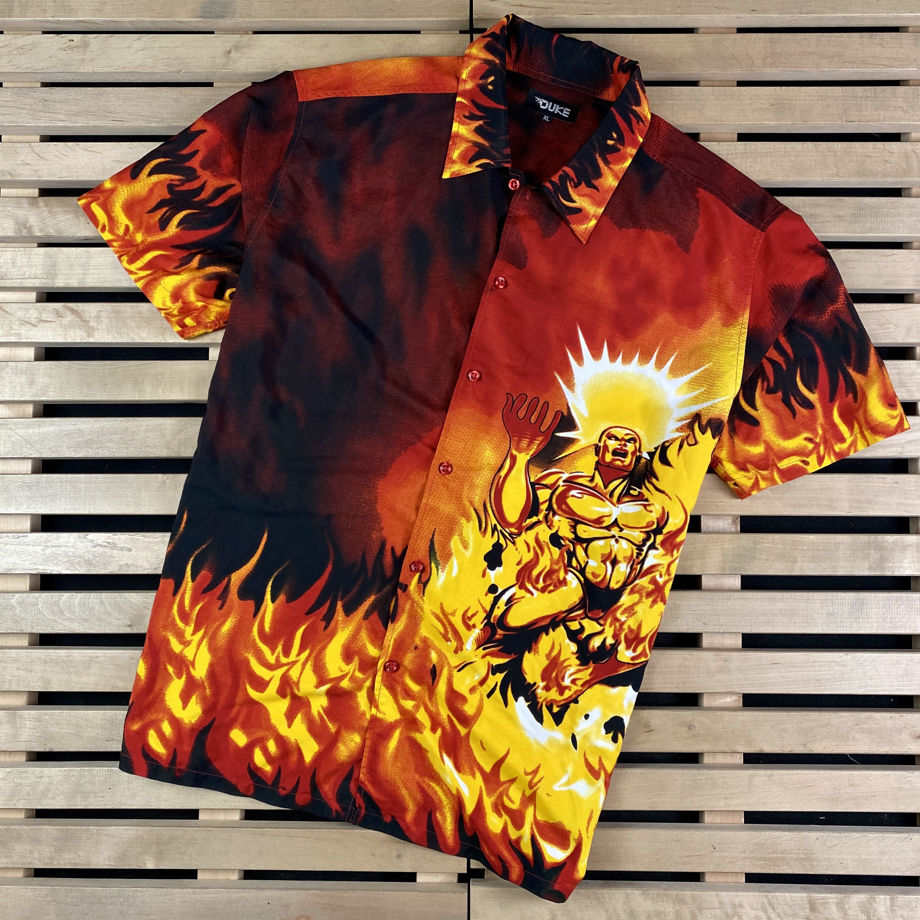 Vintage Mens Crazy Suit Shirt Short Sleeve Duke Vintage Size XL Size US XL / EU 56 / 4 - 2 Thumbnail