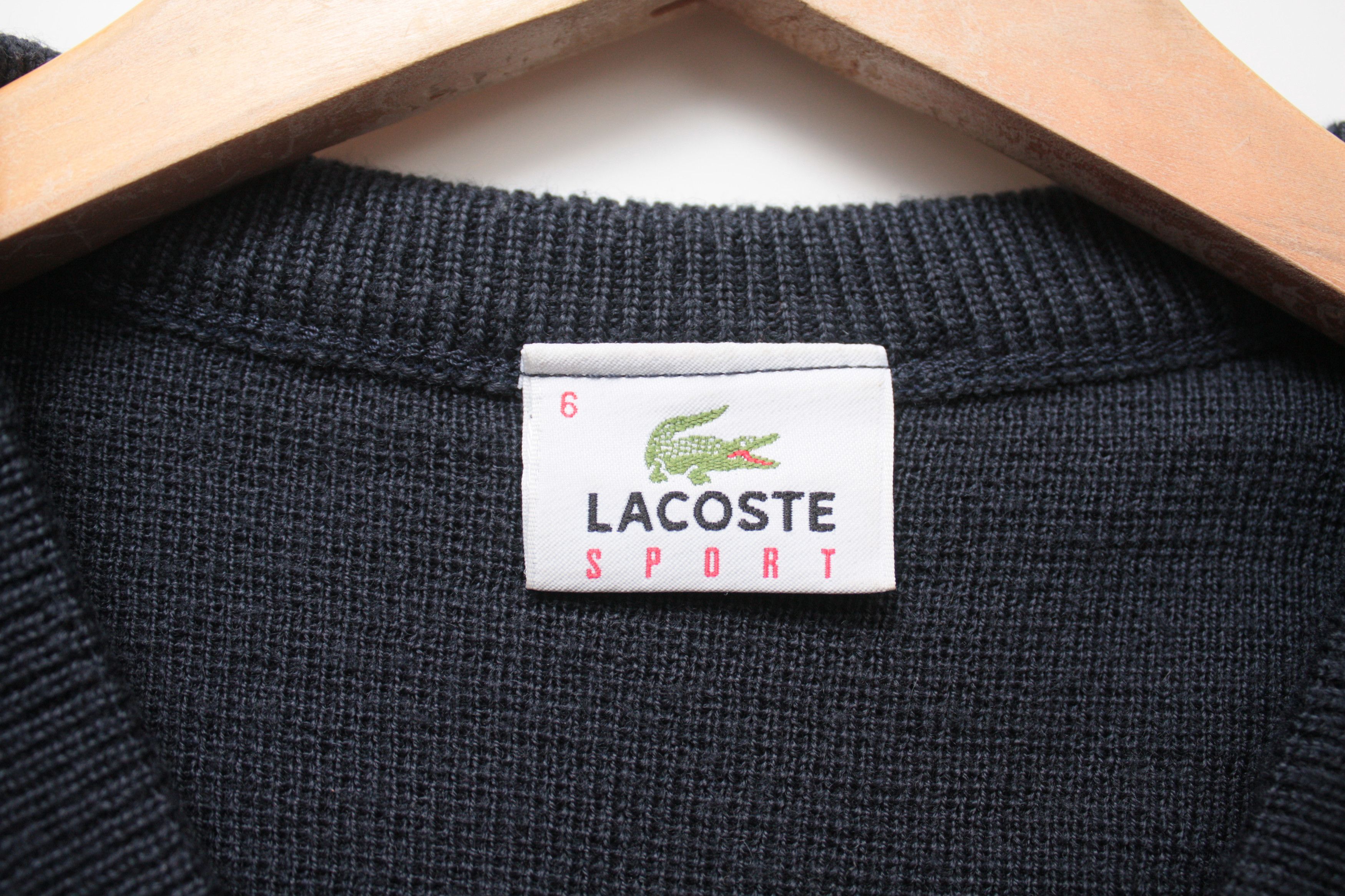 Lacoste Lacoste Sport Navy V-Neck Sweater Men's 6 Size US XL / EU 56 / 4 - 6 Thumbnail