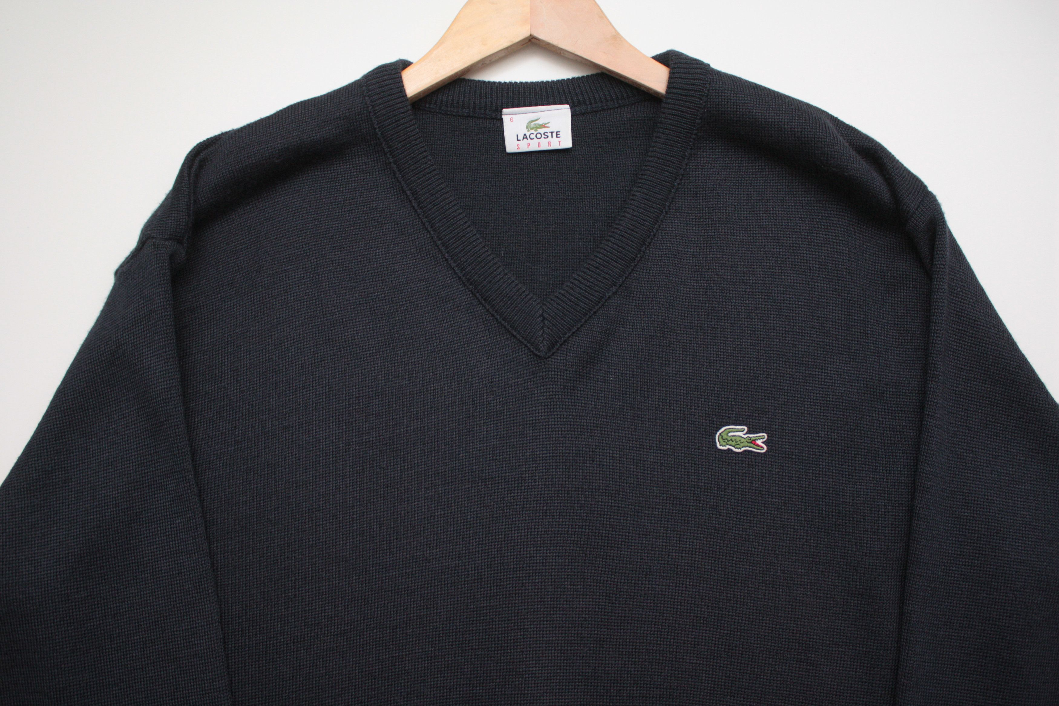 Lacoste Lacoste Sport Navy V-Neck Sweater Men's 6 Size US XL / EU 56 / 4 - 4 Thumbnail