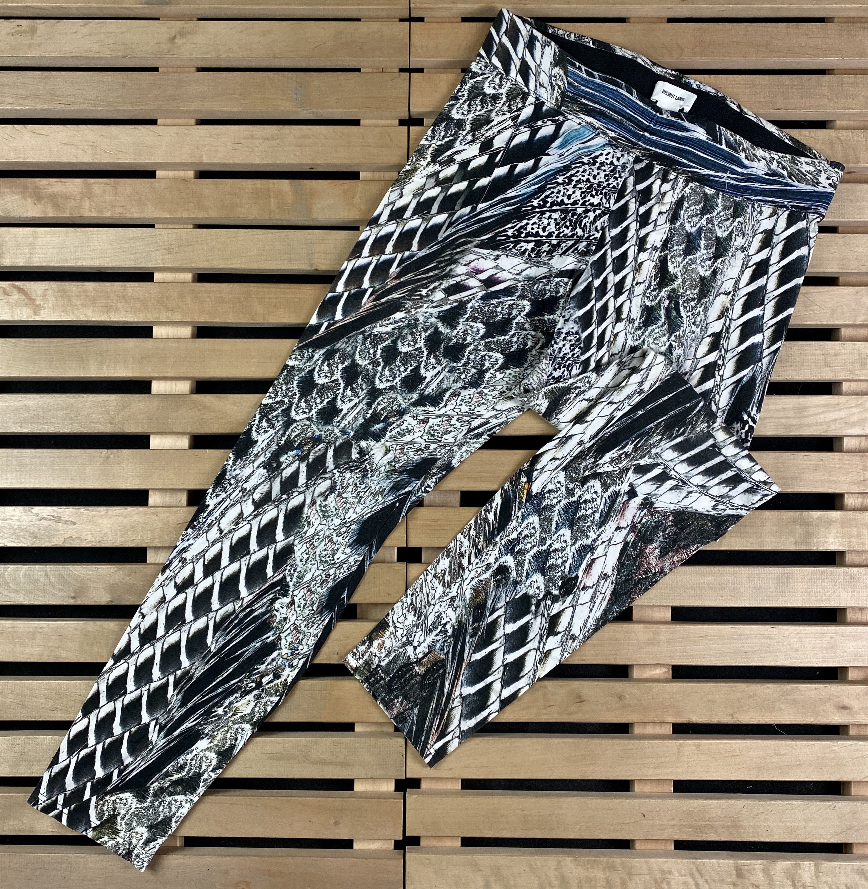 Helmut Lang × Vintage Women’s Leggings Pants Helmut Lang Vintage Size L Size 30" / US 8 / IT 44 - 1 Thumbnail