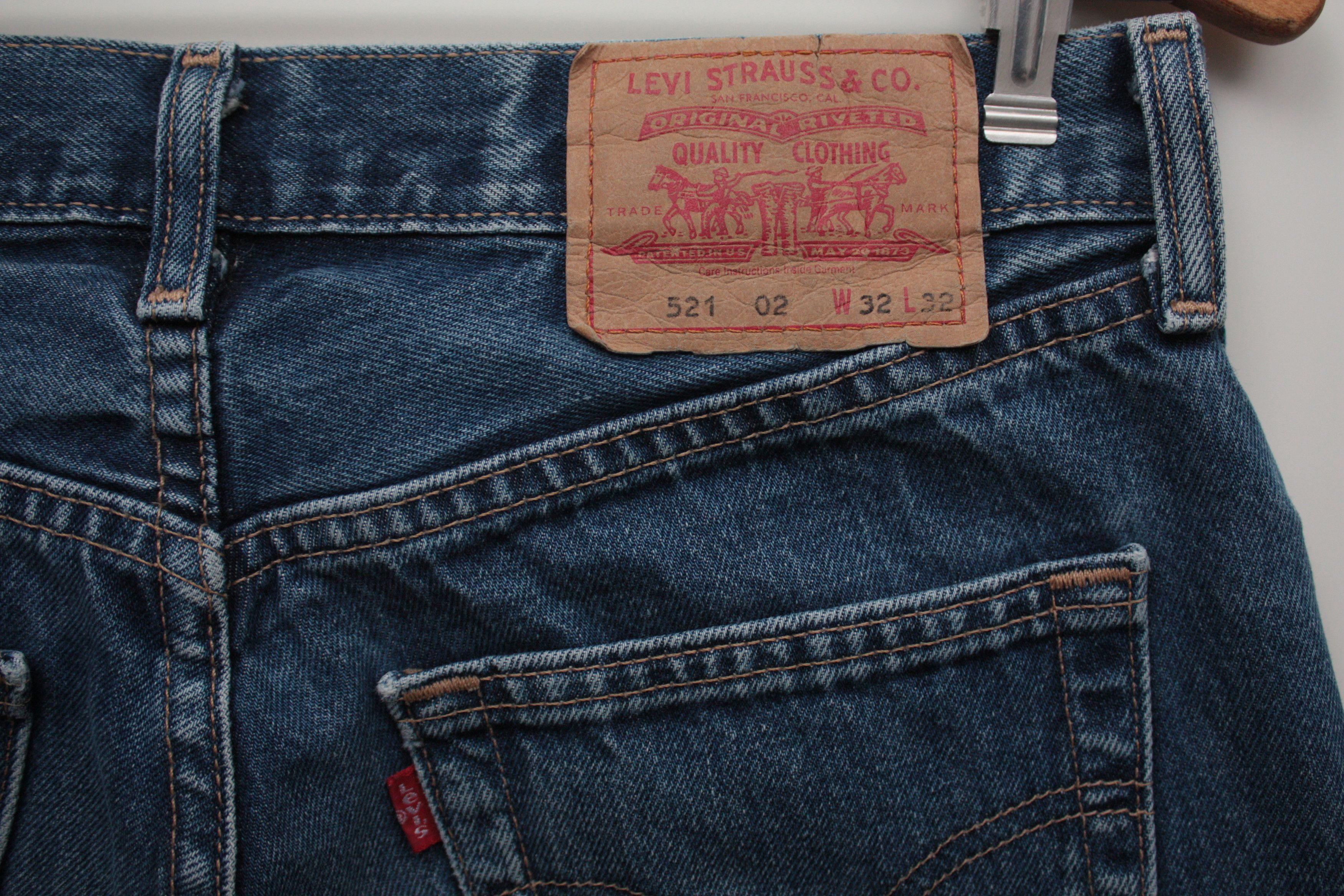 Levi's Levi's 521 02 W32L32 Denim Blue Jeans Size US 32 / EU 48 - 4 Thumbnail