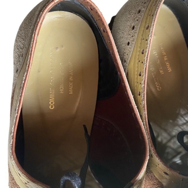 Comme des Garcons AW 2002 Runway Inside Out Brogue Shoes Size US 8.5 / EU 41-42 - 6 Thumbnail