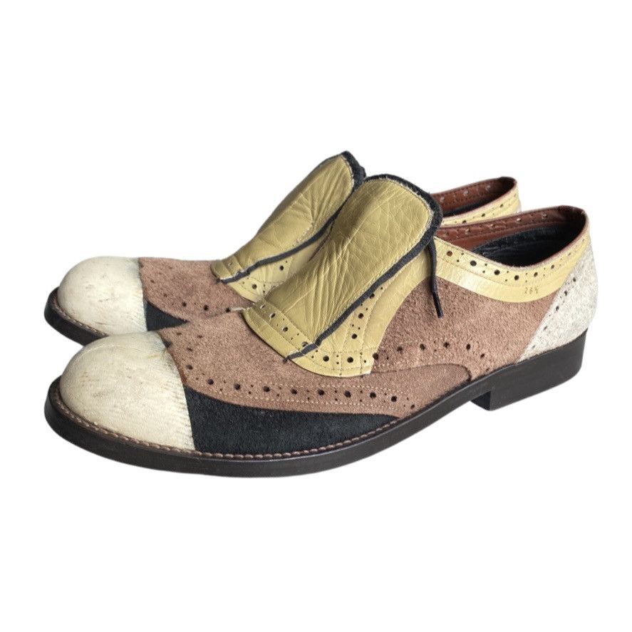 Comme des Garcons AW 2002 Runway Inside Out Brogue Shoes Size US 8.5 / EU 41-42 - 4 Thumbnail