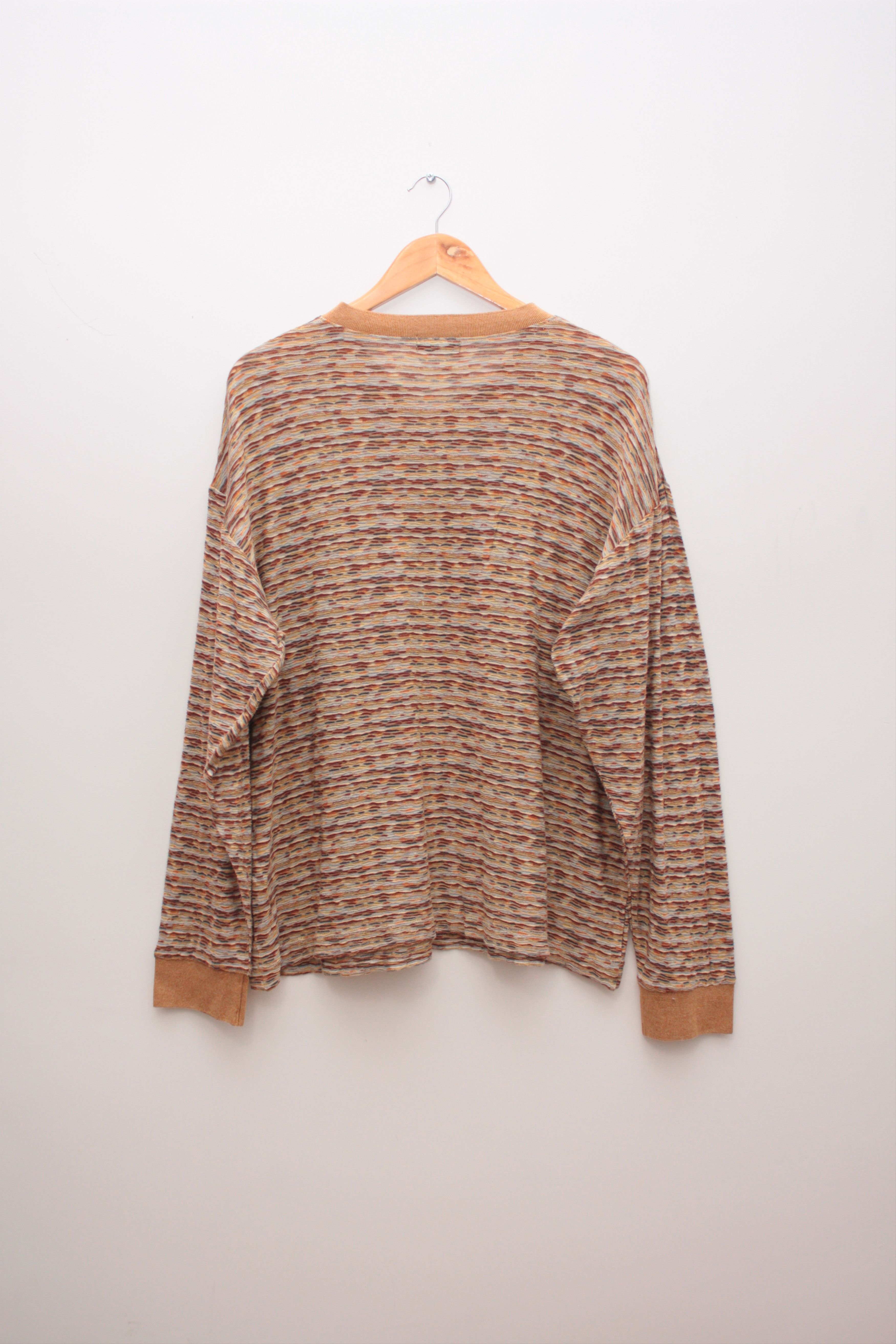 Missoni Missoni Intimo Beige V-Neck Sweater Medium Men's Size US M / EU 48-50 / 2 - 3 Thumbnail