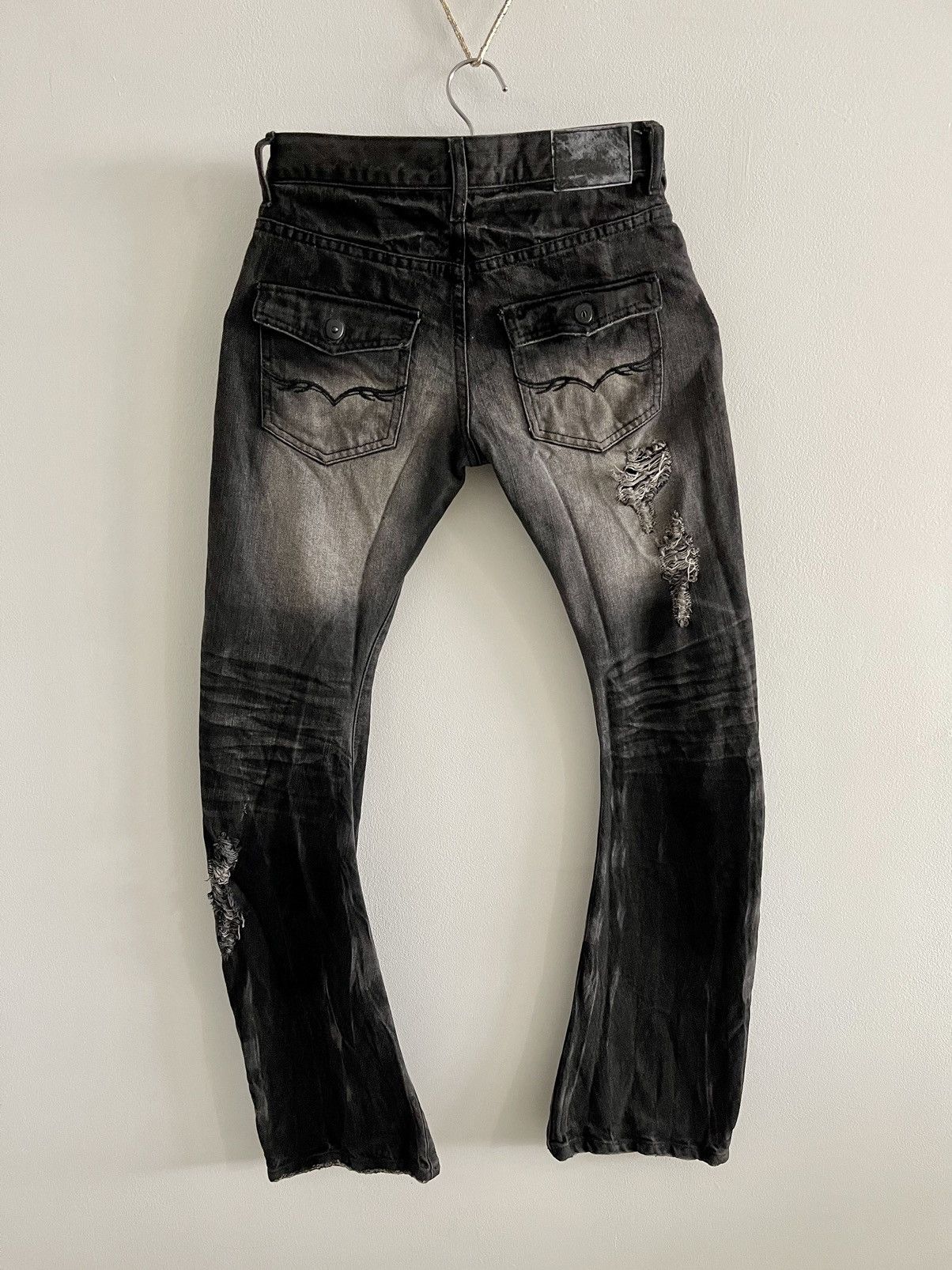 Seditionaries VINTAGE FUGA SEDITIONARIES PUNK FLARED DENIM SIZE 29X31 Size US 29 - 11 Thumbnail