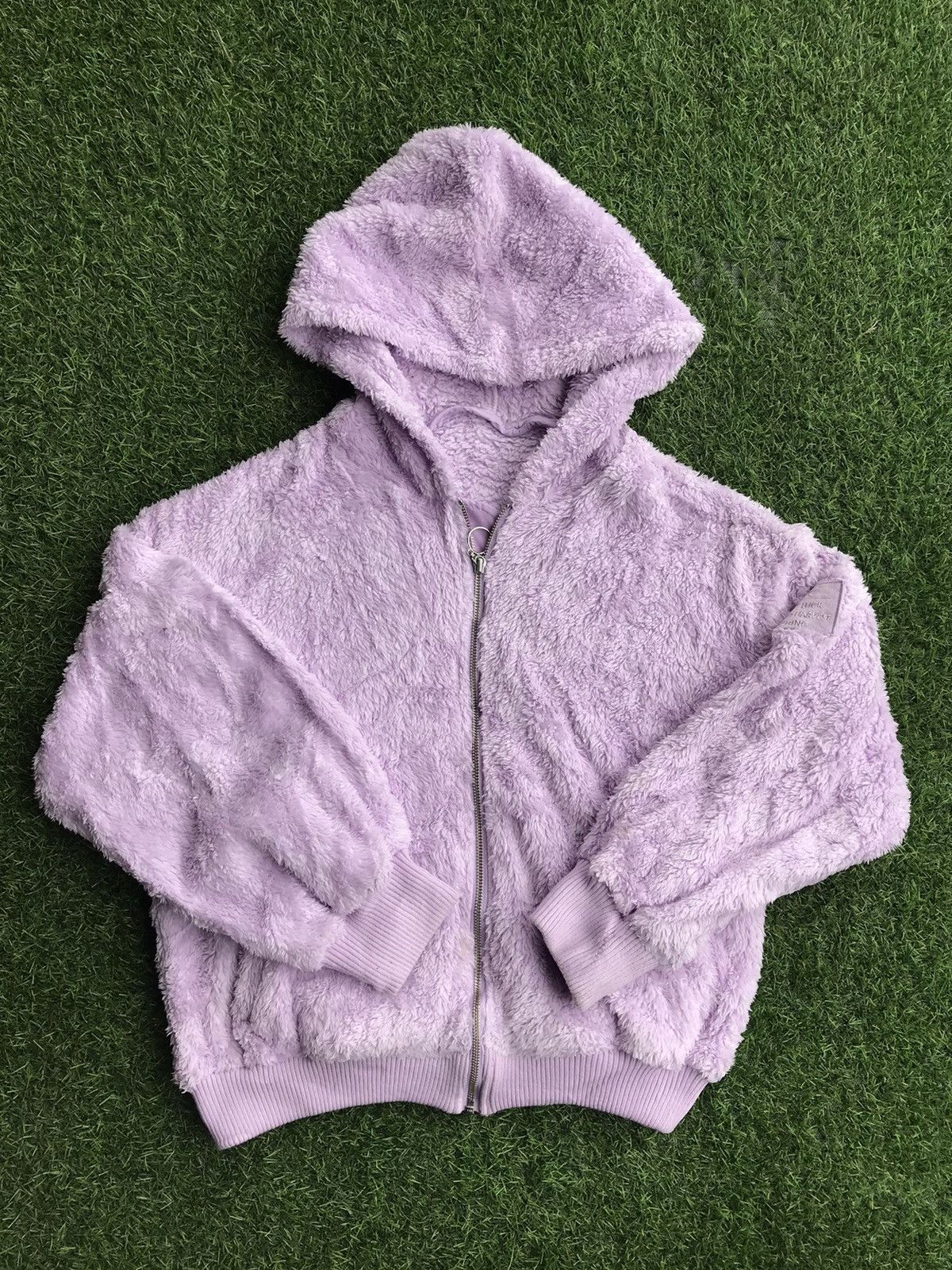 image of Rarelovetoxic Splendid Feather Jacket Hoodies in Purple, Men's (Size Large)