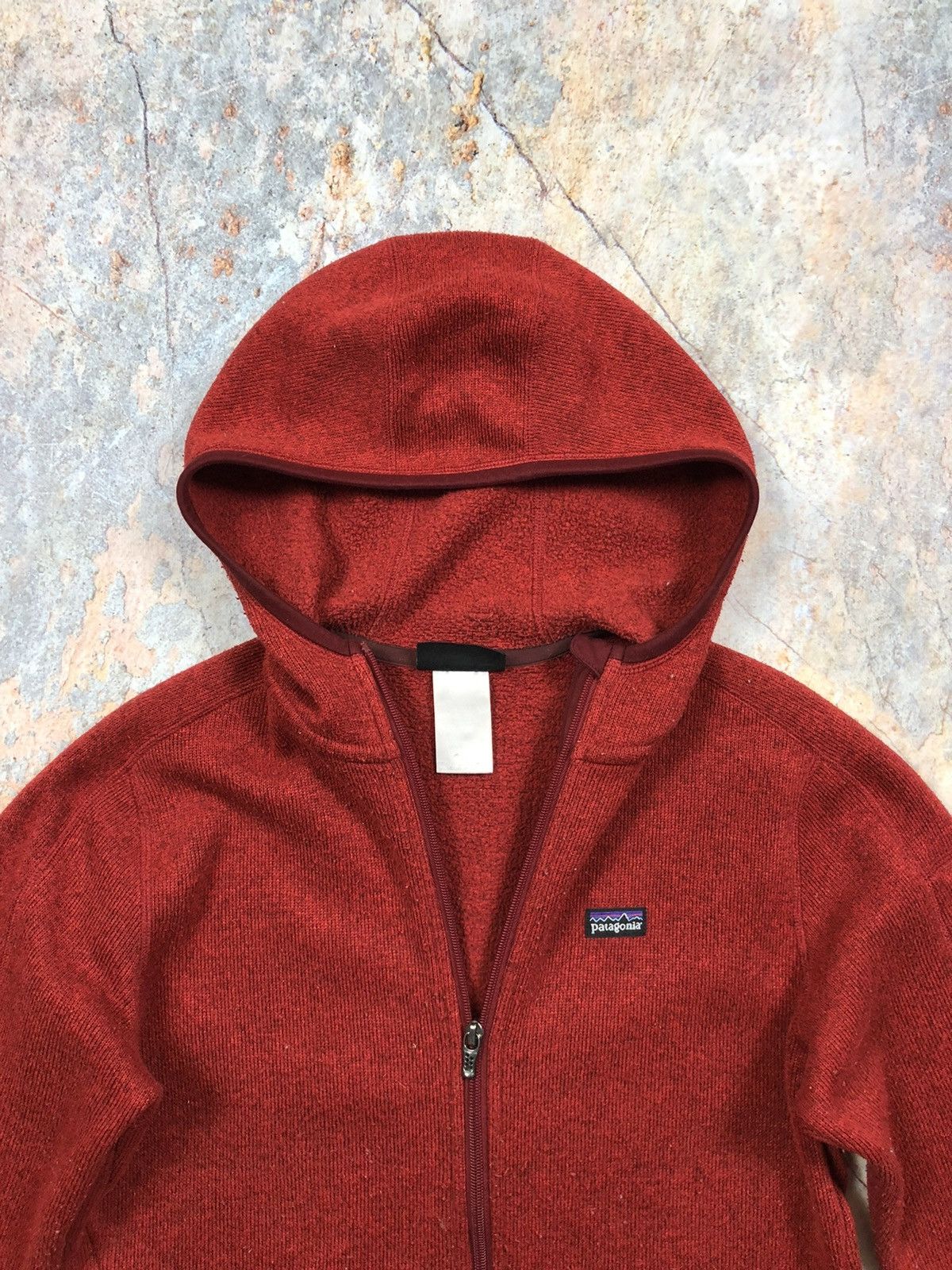 Patagonia red zip fleece