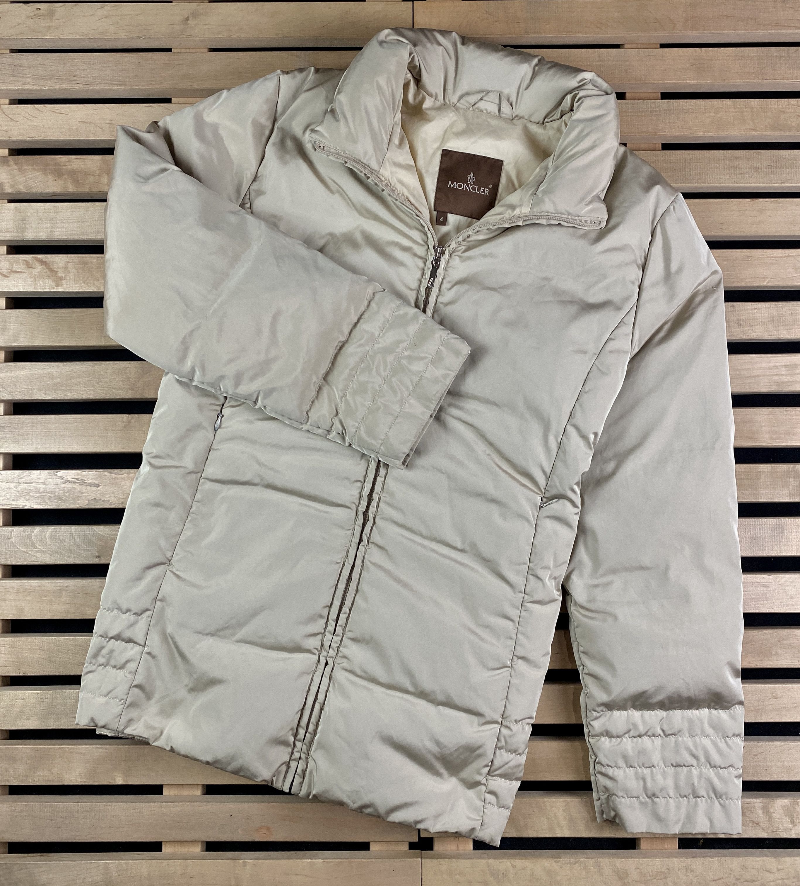Moncler × Vintage Womens Zip Jacket Moncler Size 4 Size S / US 4 / IT 40 - 1 Thumbnail