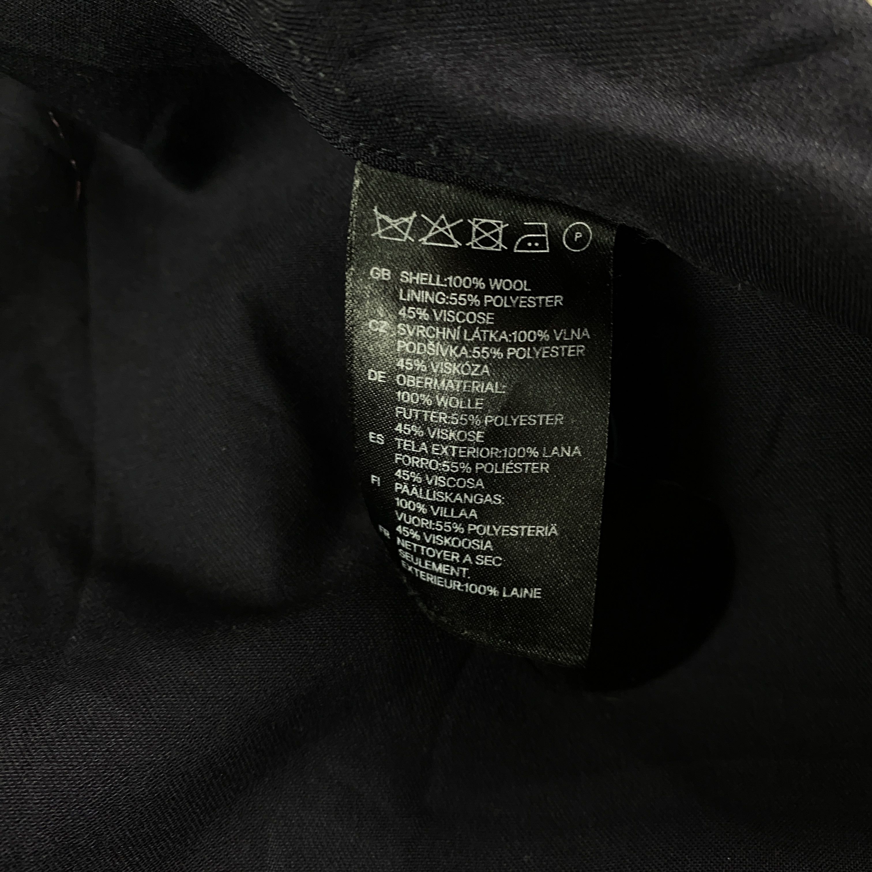 Comme des Garcons × H&M Womens Coat Jacket Comme Des Garsons X H&M Size US 10 Size L / US 10 / IT 46 - 7 Thumbnail