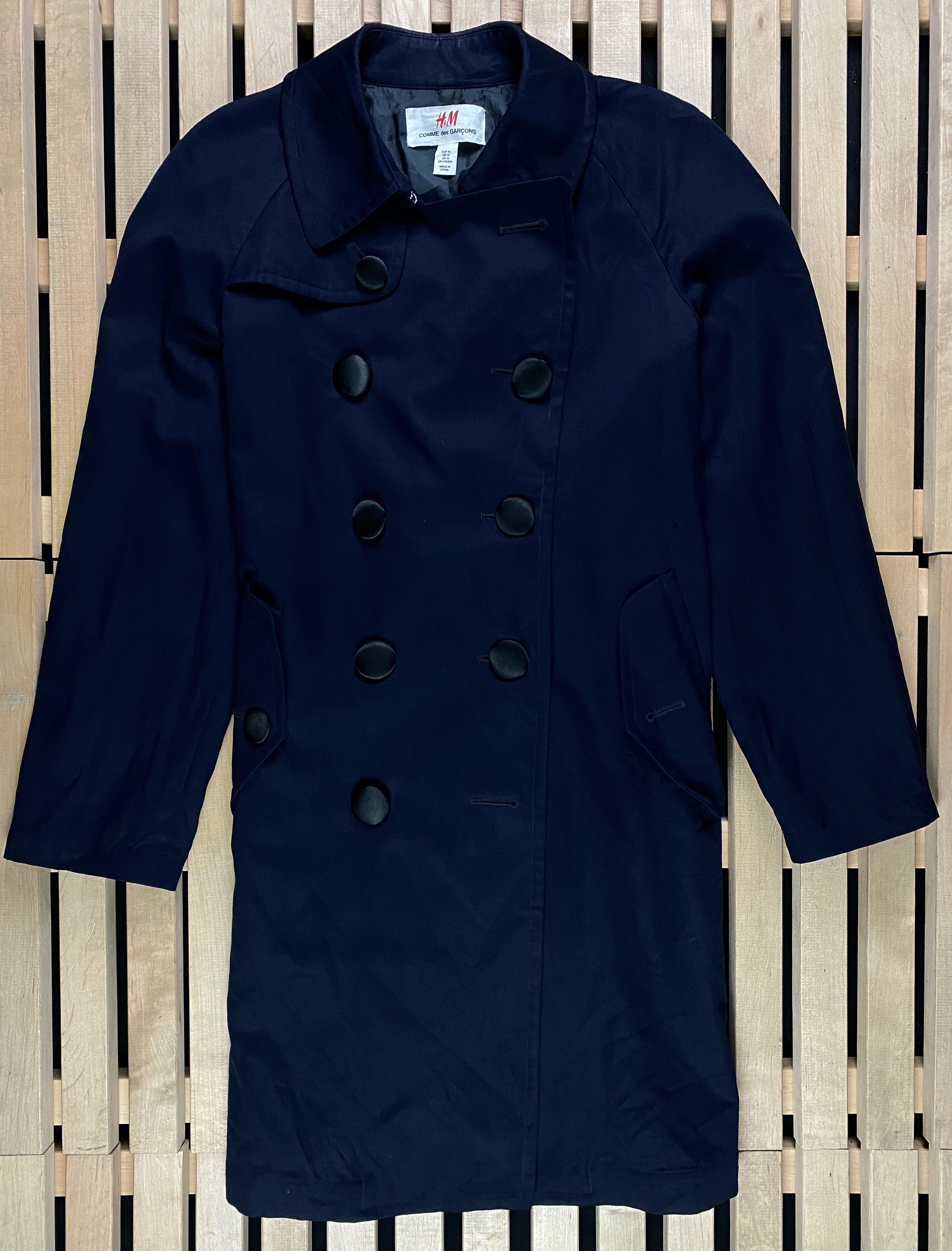 Comme des Garcons × H&M Womens Coat Jacket Comme Des Garsons X H&M Size US 10 Size L / US 10 / IT 46 - 1 Thumbnail