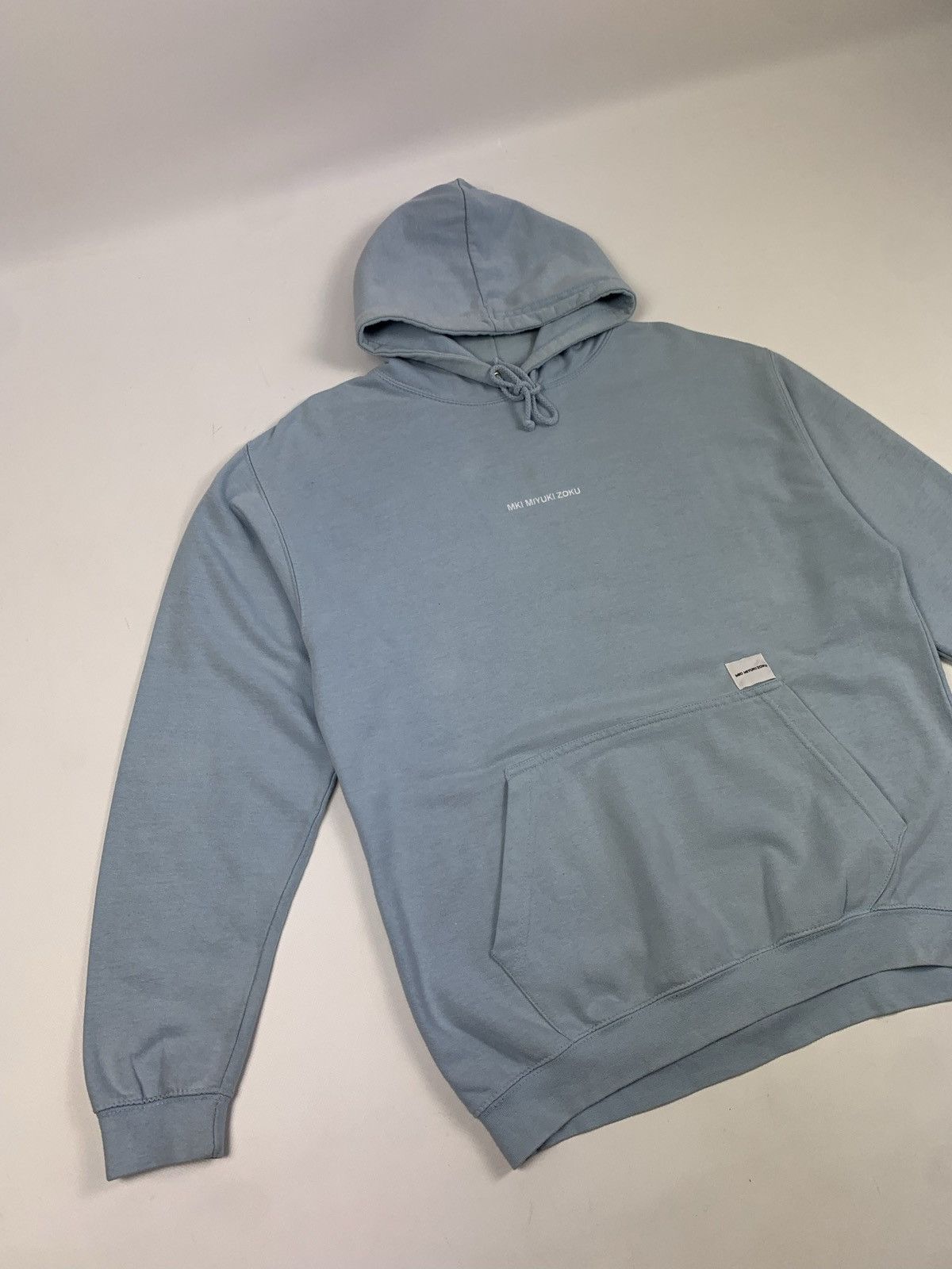 Japanese Brand × Mki Miyuki Zoku MKI MIYUKI ZOKU men’s center logo hoodie size L blue Size US L / EU 52-54 / 3 - 3 Thumbnail