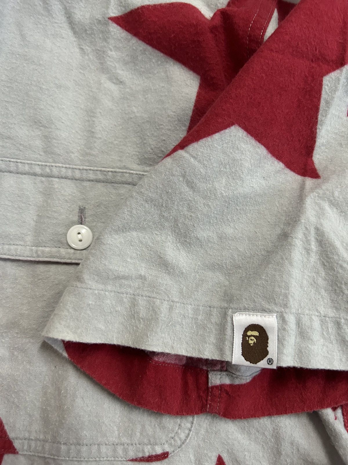 Bape OG 2008 Sta Pattern Button Up S/S Shirt Size US M / EU 48-50 / 2 - 3 Thumbnail