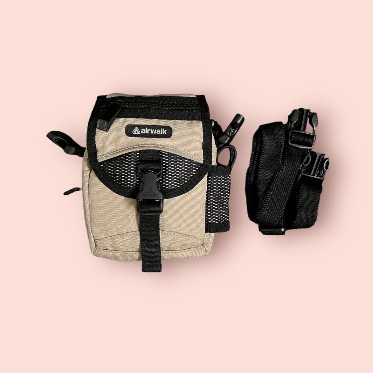 Airwalk × Japanese Brand VINTAGE AIRWALK QUICK POCKET 2WAY CROSSBODY SLING BAG Size ONE SIZE - 5 Thumbnail