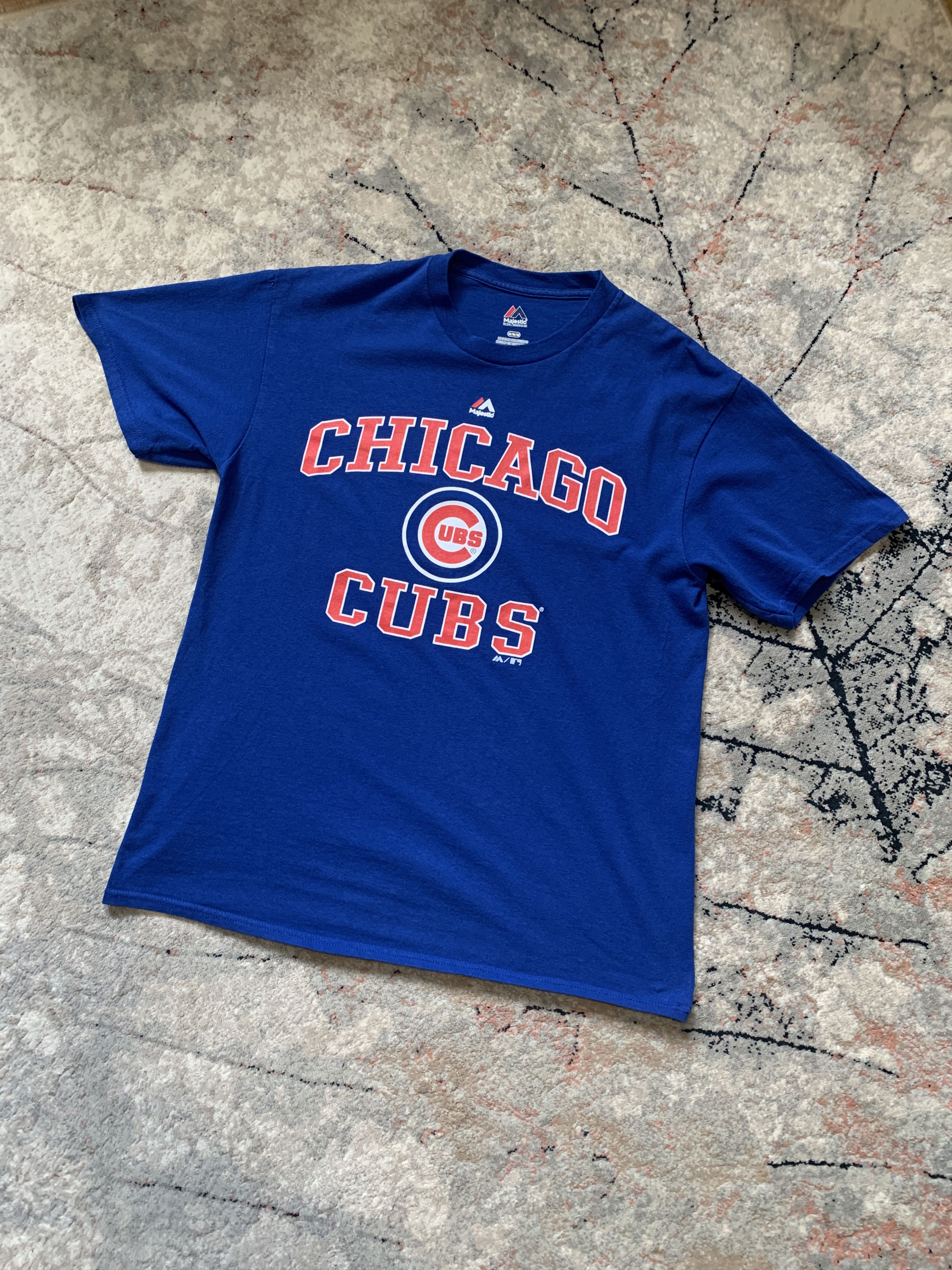 MLB × Majestic Chicago Cubs Majestic MLB Baseball Tee Size US M / EU 48-50 / 2 - 1 Thumbnail