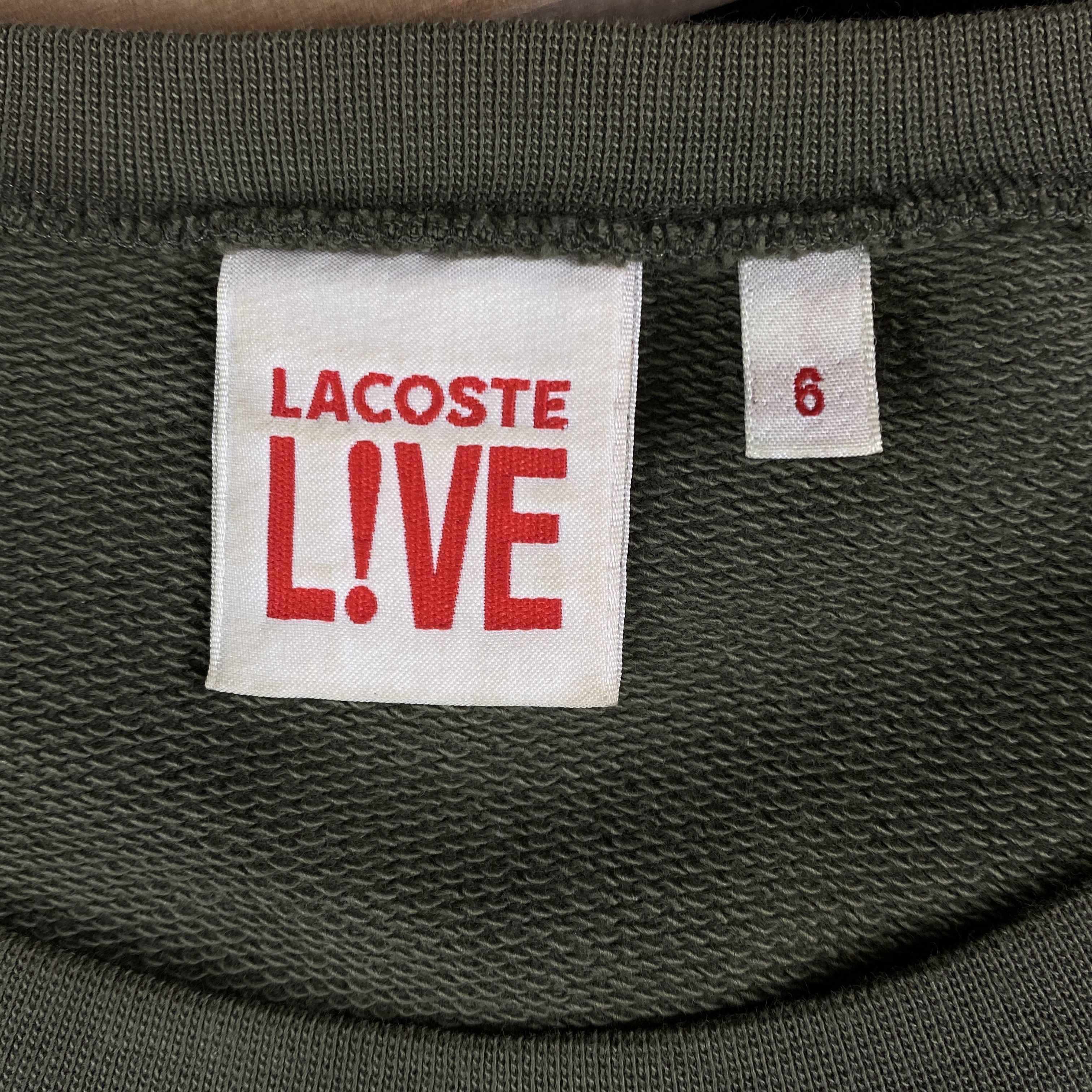 Lacoste Men’s Sweatshirt Lacoste Live Big Logo Size 6 Size US L / EU 52-54 / 3 - 4 Thumbnail