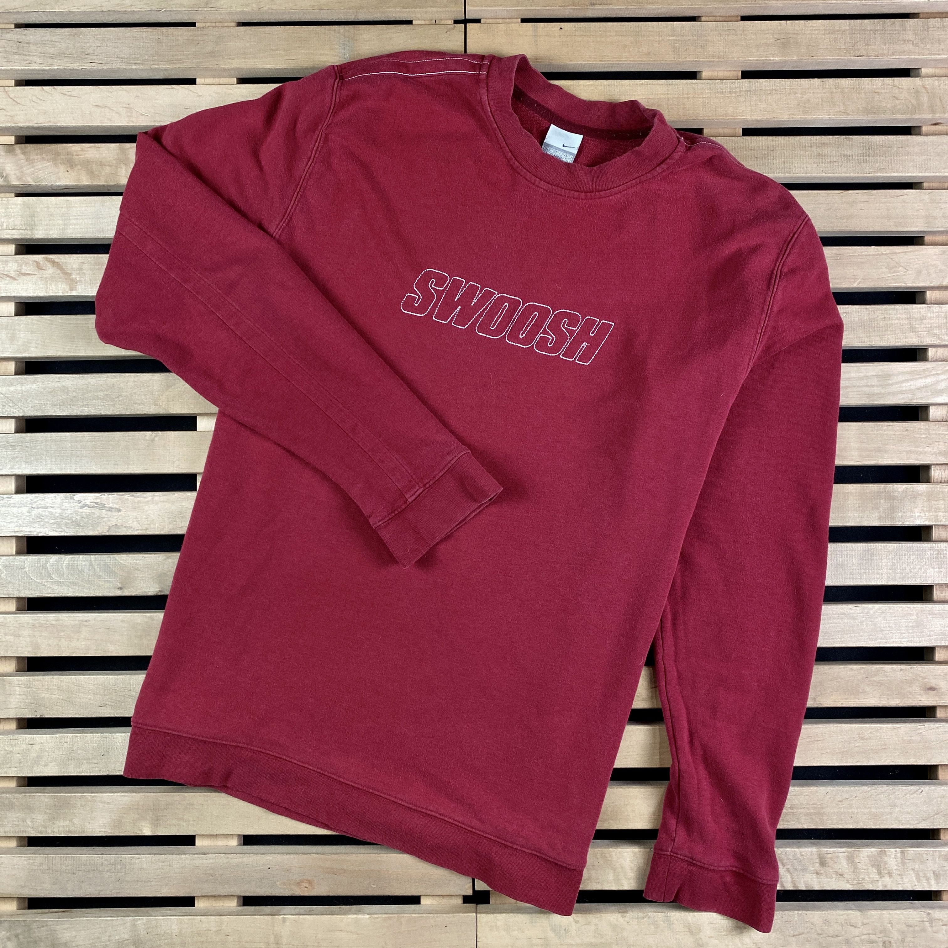 Nike × Vintage Men’s Sweatshirt Nike Swoosh Big Logo Vintage Size XL Size US XL / EU 56 / 4 - 1 Thumbnail