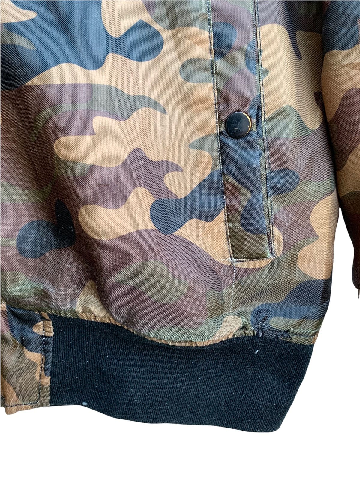 Japanese Brand × Urban Classics × Vintage 🔥Japanese Brand Urban Classics Camo Bomber Jacket Size US XL / EU 56 / 4 - 8 Thumbnail