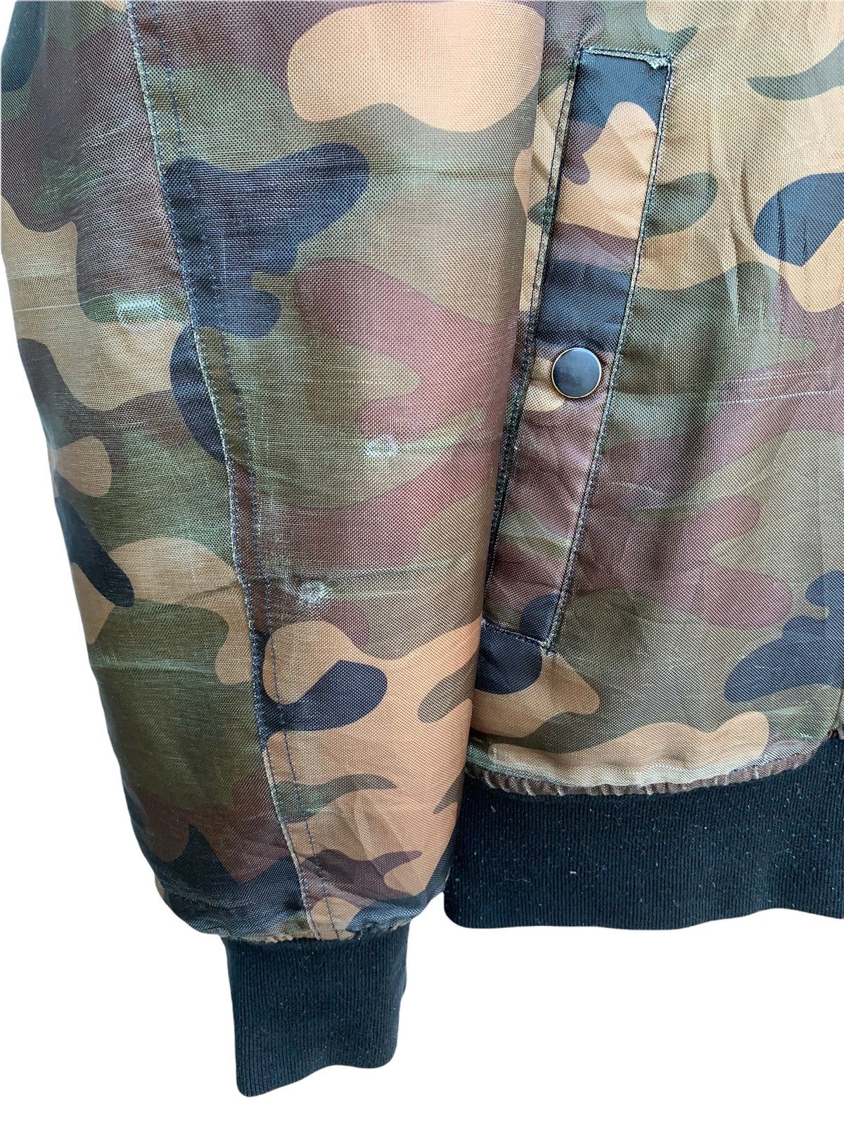 Japanese Brand × Urban Classics × Vintage 🔥Japanese Brand Urban Classics Camo Bomber Jacket Size US XL / EU 56 / 4 - 7 Thumbnail