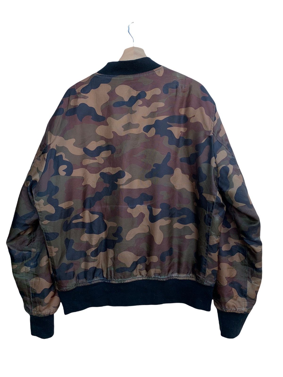 Japanese Brand × Urban Classics × Vintage 🔥Japanese Brand Urban Classics Camo Bomber Jacket Size US XL / EU 56 / 4 - 14 Thumbnail