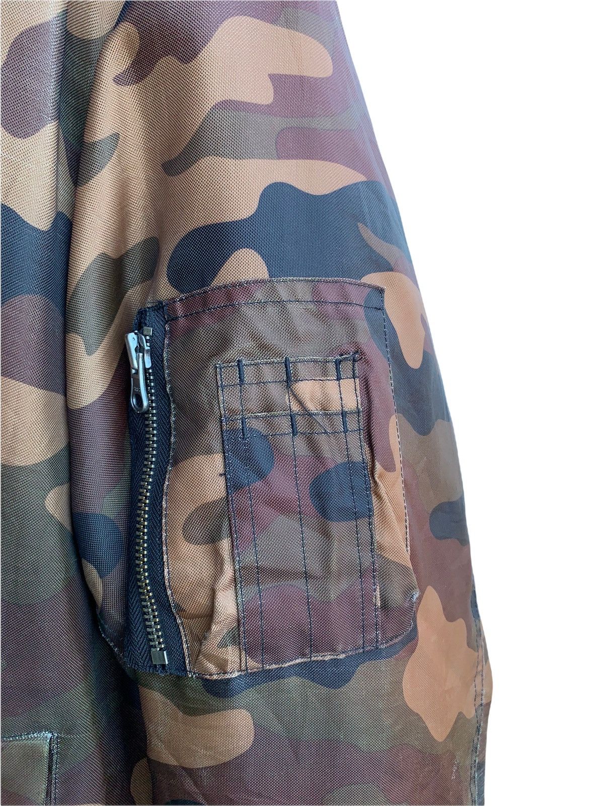 Japanese Brand × Urban Classics × Vintage 🔥Japanese Brand Urban Classics Camo Bomber Jacket Size US XL / EU 56 / 4 - 6 Thumbnail