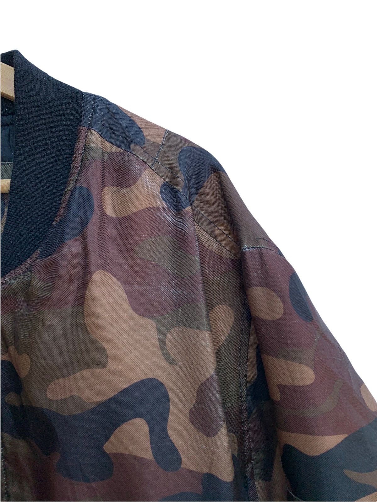 Japanese Brand × Urban Classics × Vintage 🔥Japanese Brand Urban Classics Camo Bomber Jacket Size US XL / EU 56 / 4 - 9 Thumbnail