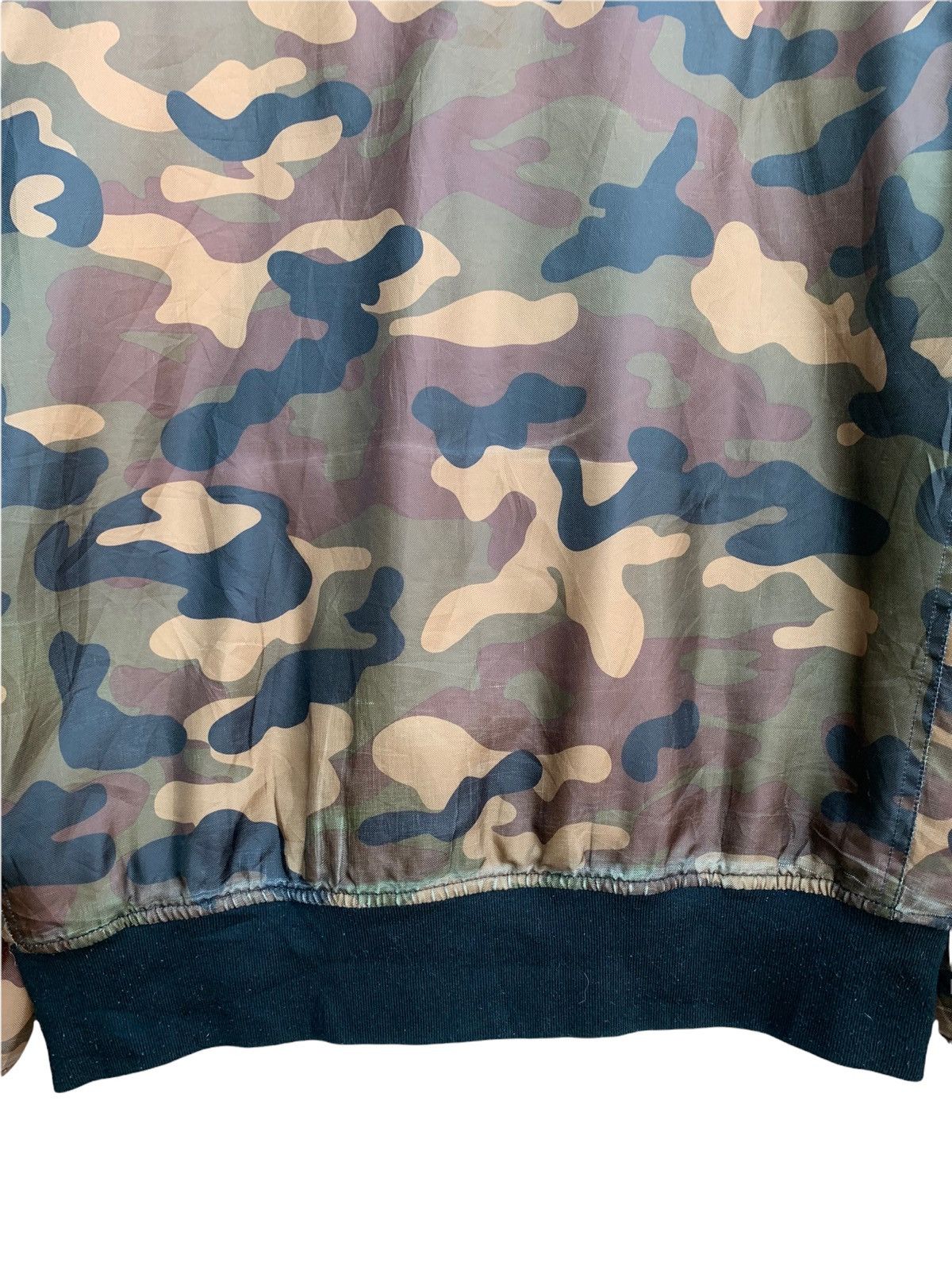 Japanese Brand × Urban Classics × Vintage 🔥Japanese Brand Urban Classics Camo Bomber Jacket Size US XL / EU 56 / 4 - 16 Thumbnail