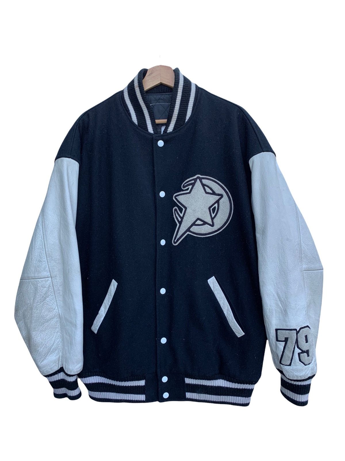Japanese Brand × Vintage 🔥Vintage 90s Japanese Brand Program 79 Varsity Jacket Size US XL / EU 56 / 4 - 1 Thumbnail