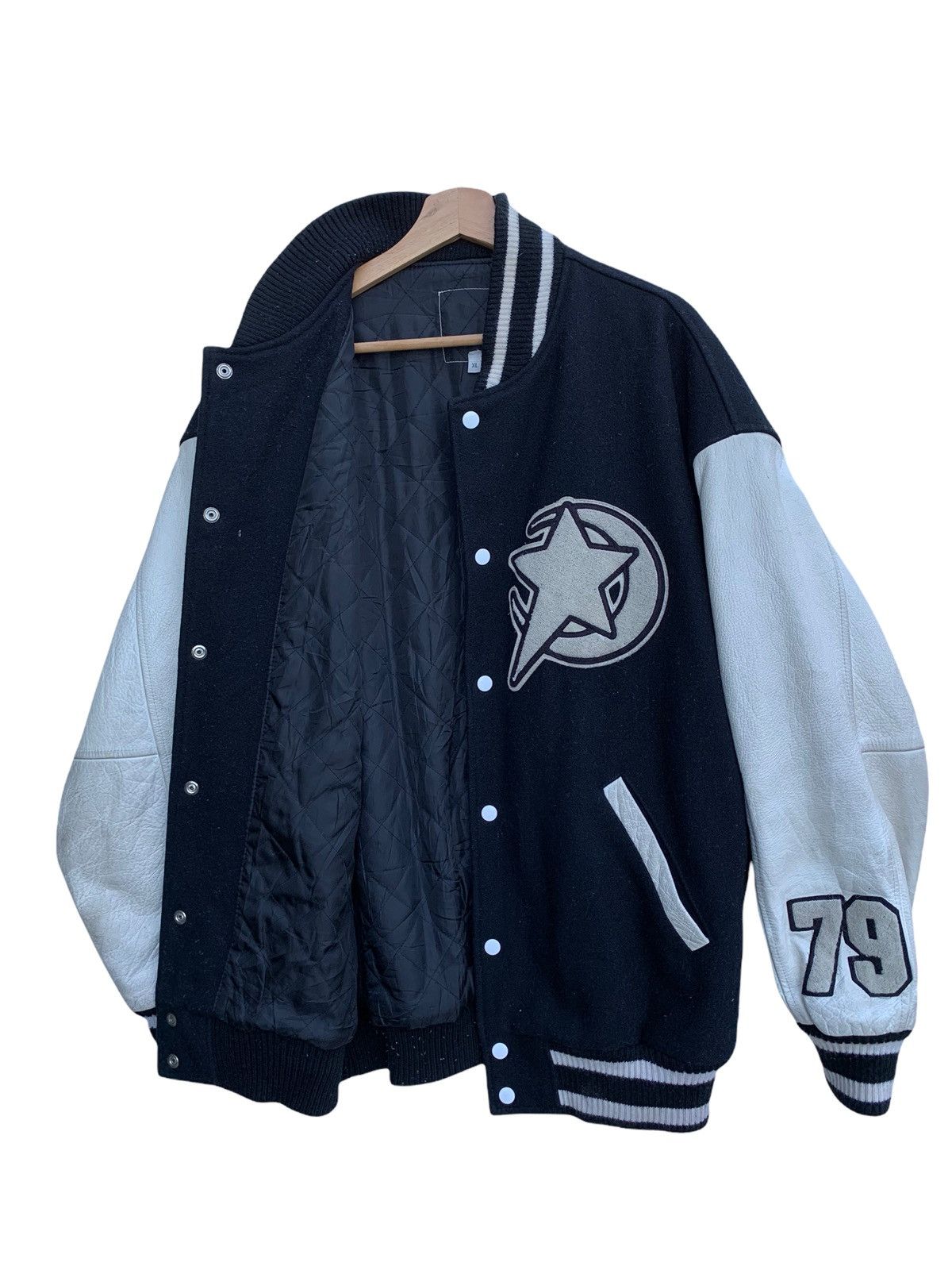 Japanese Brand × Vintage 🔥Vintage 90s Japanese Brand Program 79 Varsity Jacket Size US XL / EU 56 / 4 - 7 Thumbnail