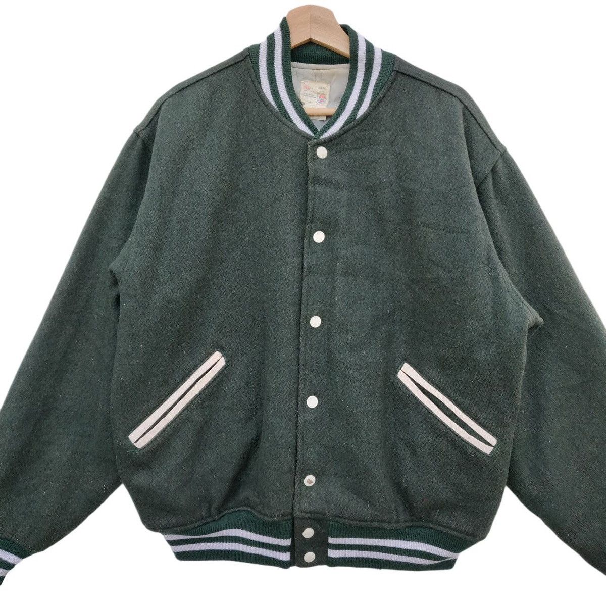 Vintage 🔥Vintage ILGWU Cadets Varsity Wool Jacket Size US L / EU 52-54 / 3 - 3 Thumbnail