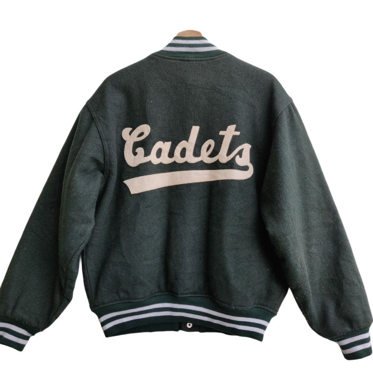 Vintage 🔥Vintage ILGWU Cadets Varsity Wool Jacket Size US L / EU 52-54 / 3 - 1 Thumbnail