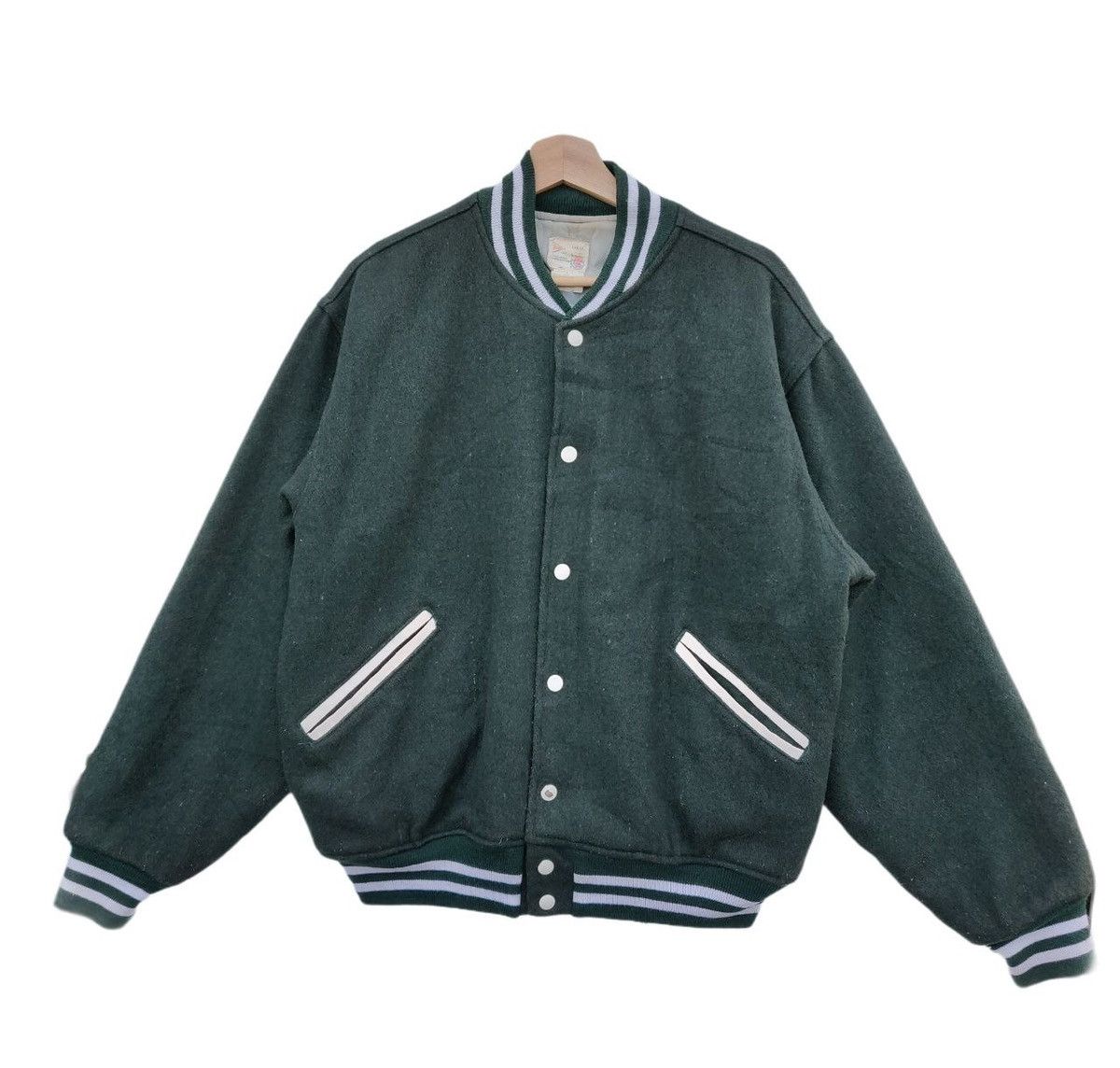 Vintage 🔥Vintage ILGWU Cadets Varsity Wool Jacket Size US L / EU 52-54 / 3 - 2 Thumbnail