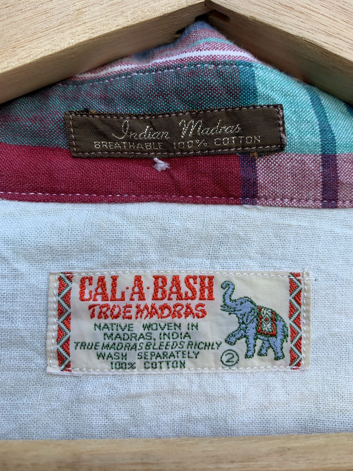 Vintage Vintage CALA•A•BASH True Madras Bomber Jacket Size US M / EU 48-50 / 2 - 15 Thumbnail