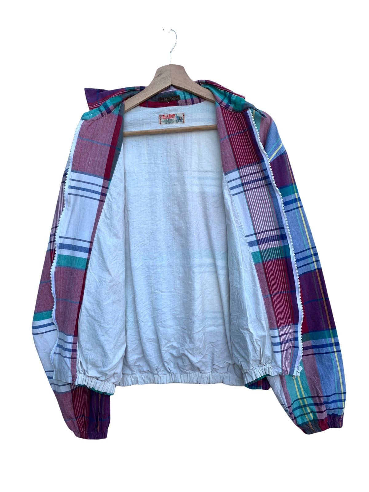 Vintage Vintage CALA•A•BASH True Madras Bomber Jacket Size US M / EU 48-50 / 2 - 9 Thumbnail