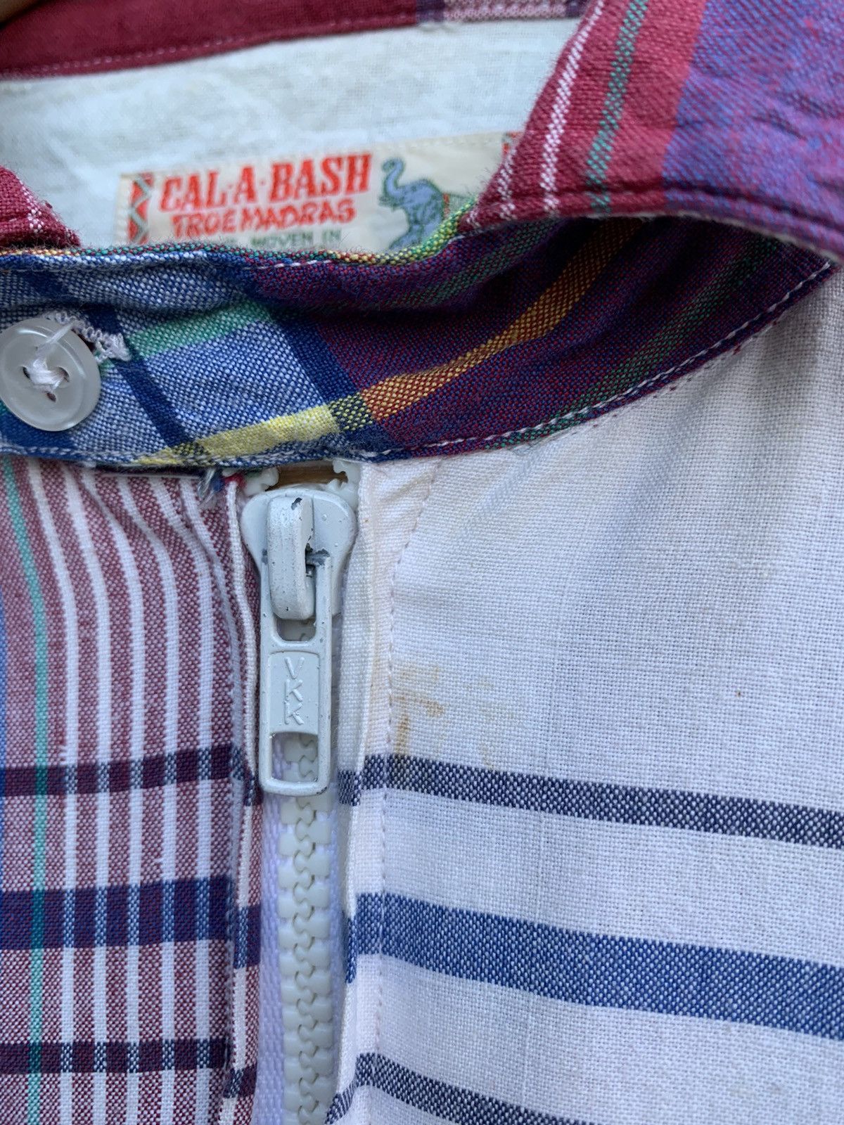 Vintage Vintage CALA•A•BASH True Madras Bomber Jacket Size US M / EU 48-50 / 2 - 13 Thumbnail
