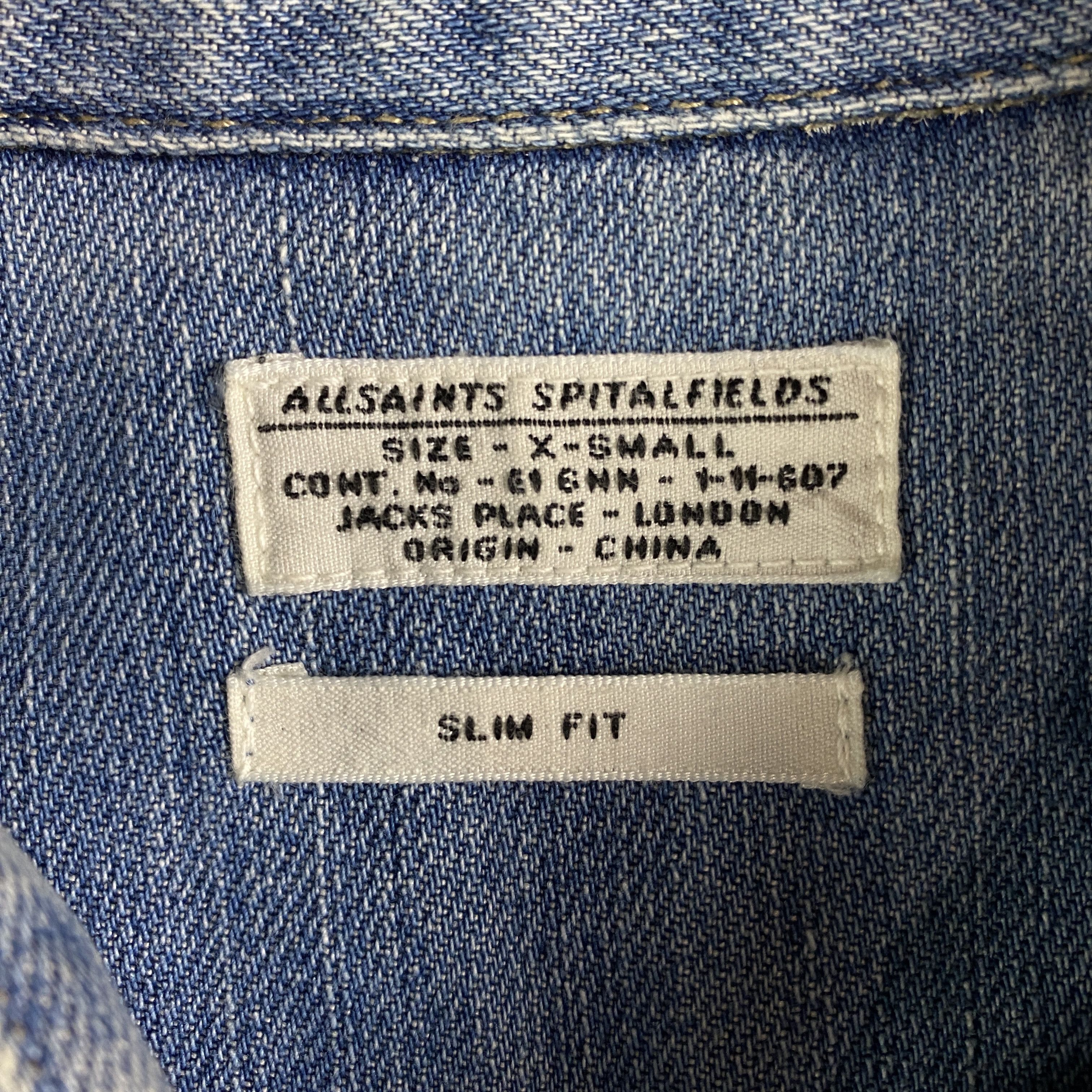 Allsaints Men’s Jeans Shirt Long Sleeve Allsaints Size XS Size US XS / EU 42 / 0 - 4 Thumbnail