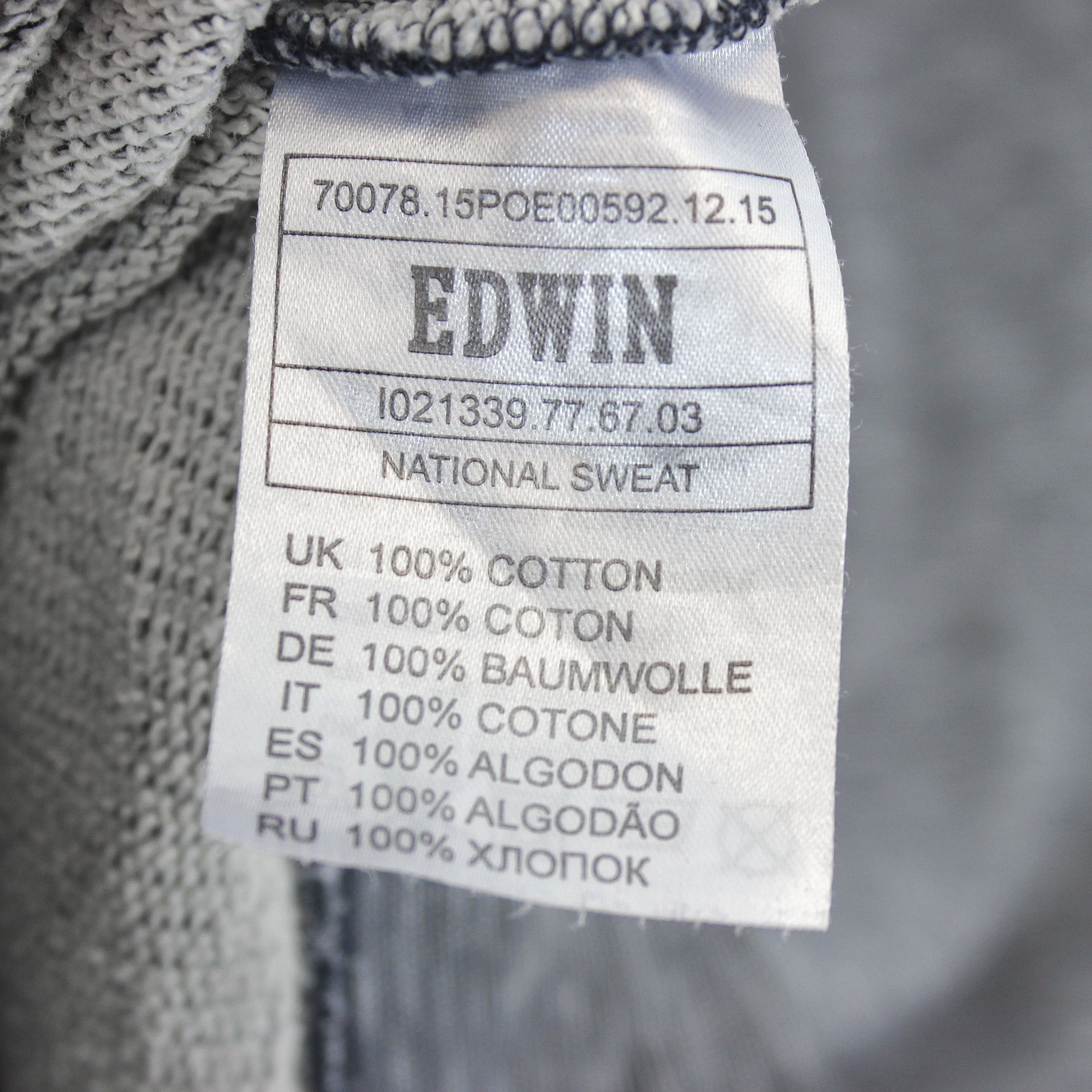 Edwin National Sweat Stripe L Sweatshirt Pullover Jumper £75 Crew Size US L / EU 52-54 / 3 - 6 Thumbnail