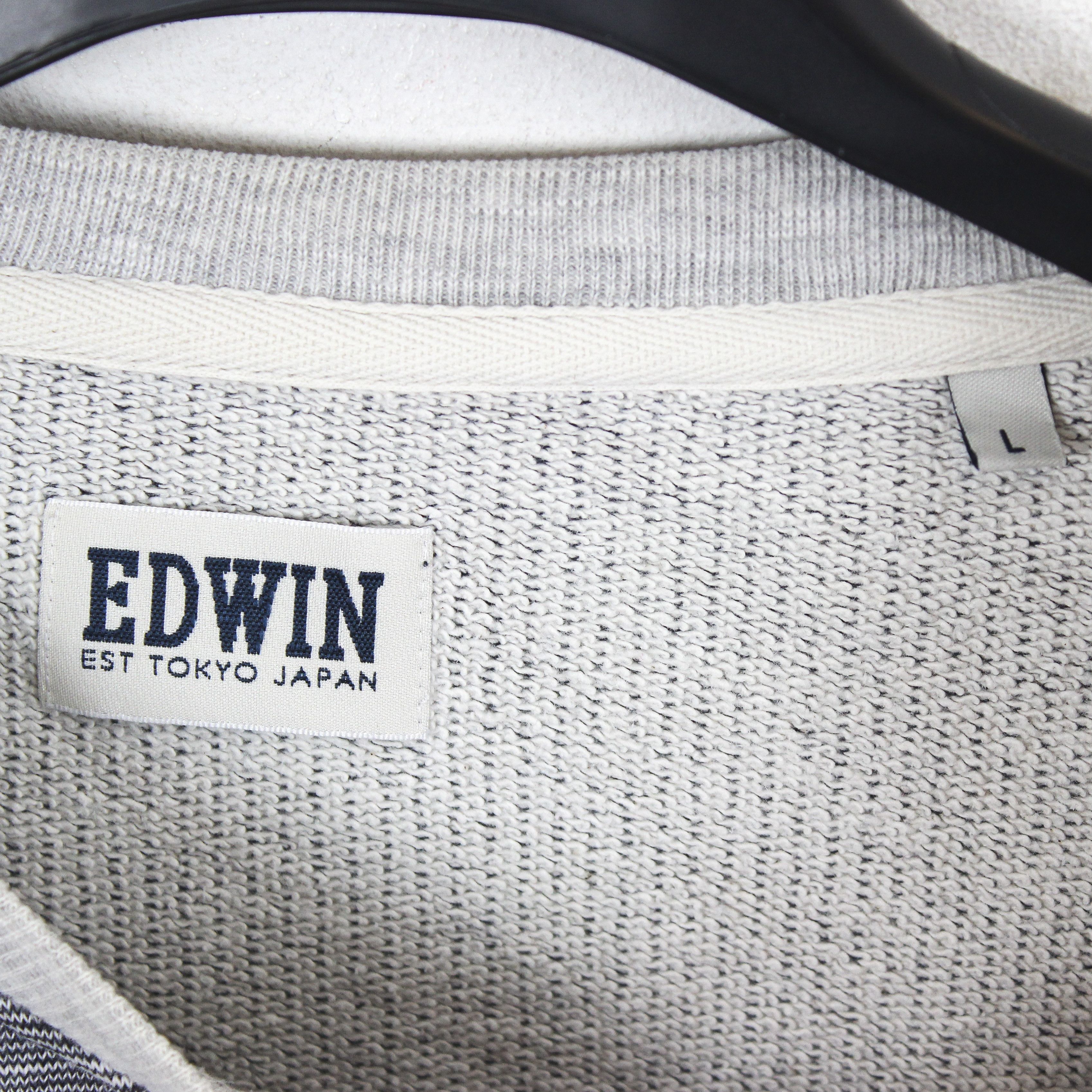 Edwin National Sweat Stripe L Sweatshirt Pullover Jumper £75 Crew Size US L / EU 52-54 / 3 - 4 Thumbnail